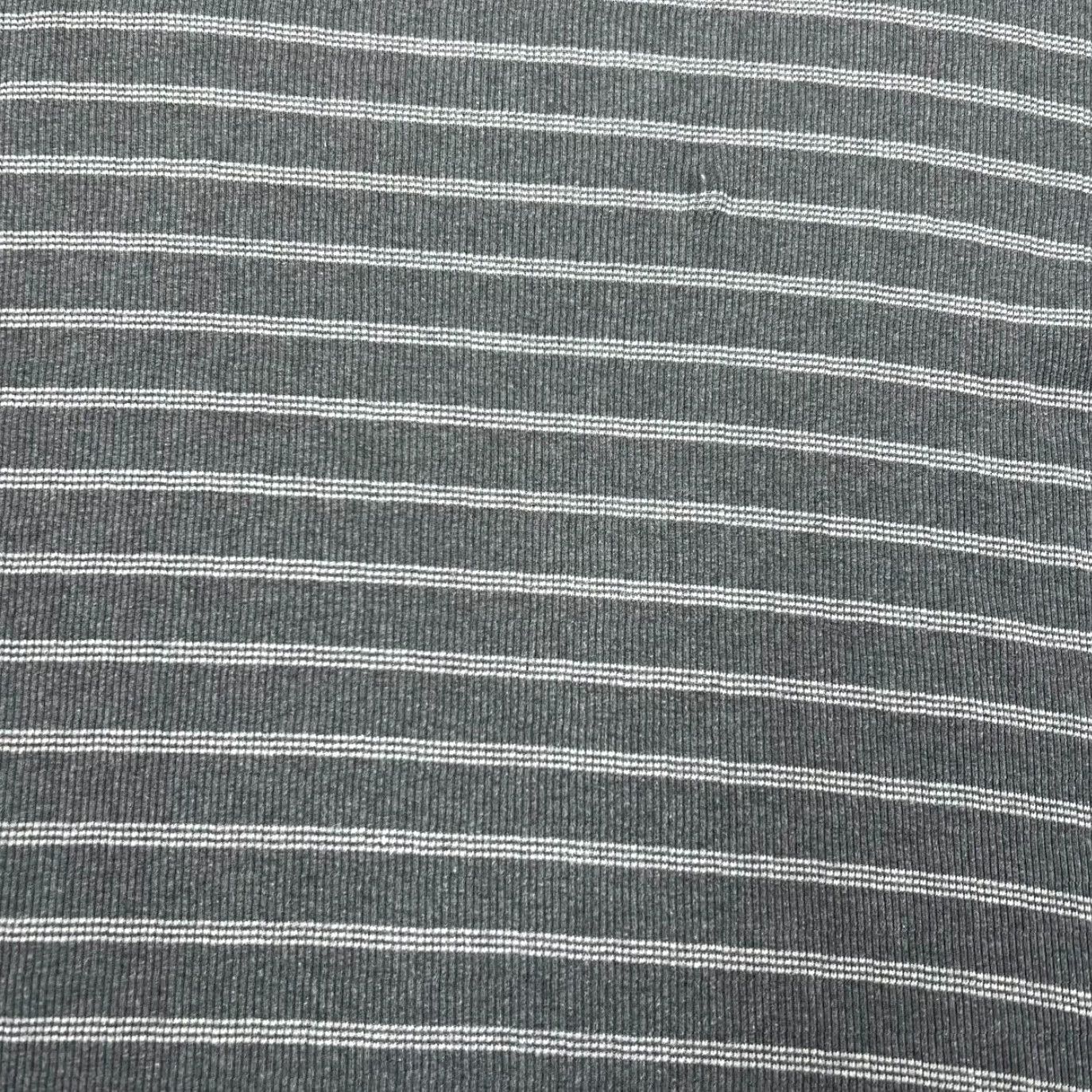 DKNY VINTAGE DKNY Jeans Grey Striped Cotton Short Sleeve T-Shirt XL Mens Size US XL / EU 56 / 4 - 5 Thumbnail