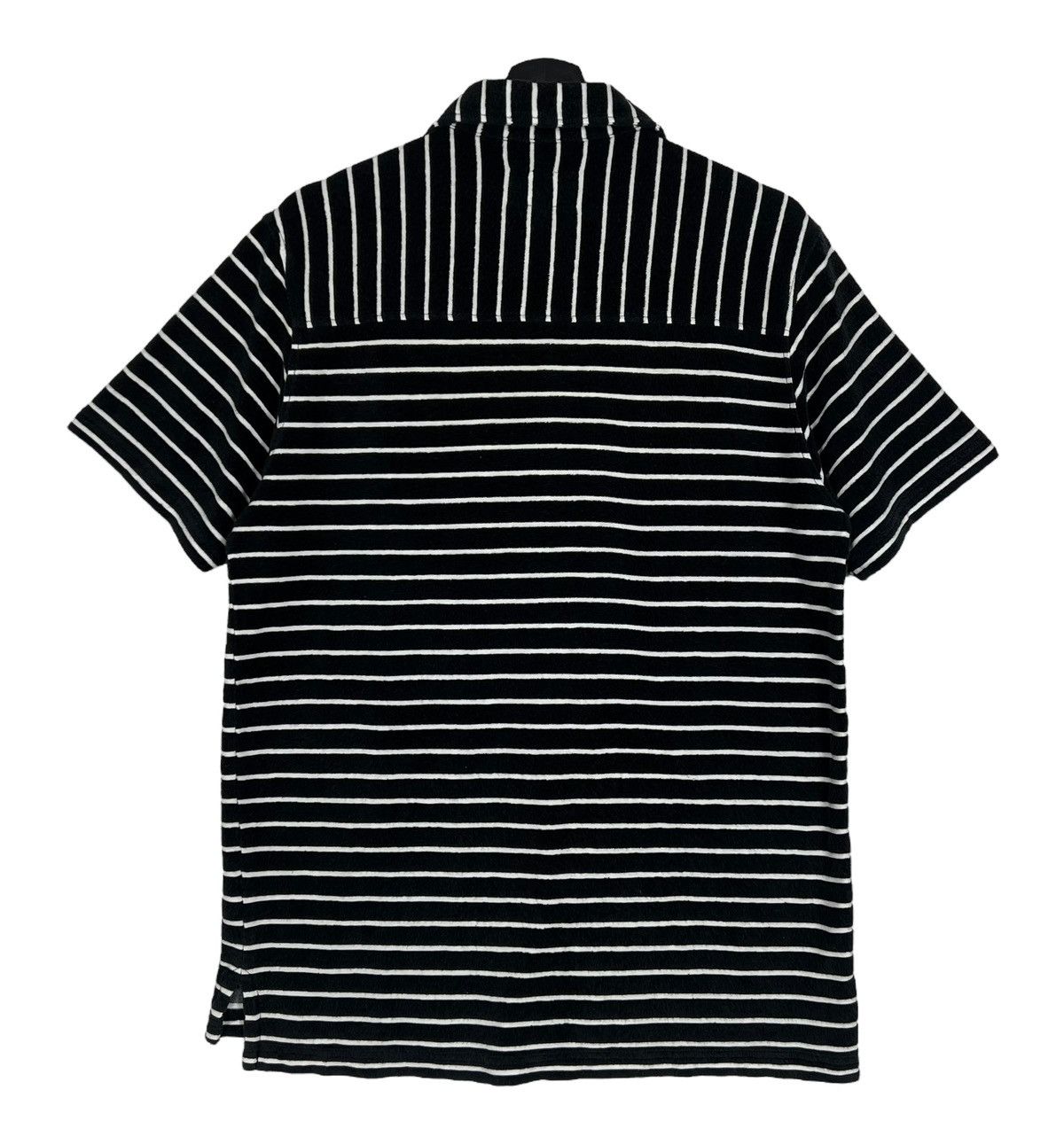 The North Face × Vintage 90s Vintage The North Face Fleece Striped Polo Shirt Size US L / EU 52-54 / 3 - 2 Thumbnail