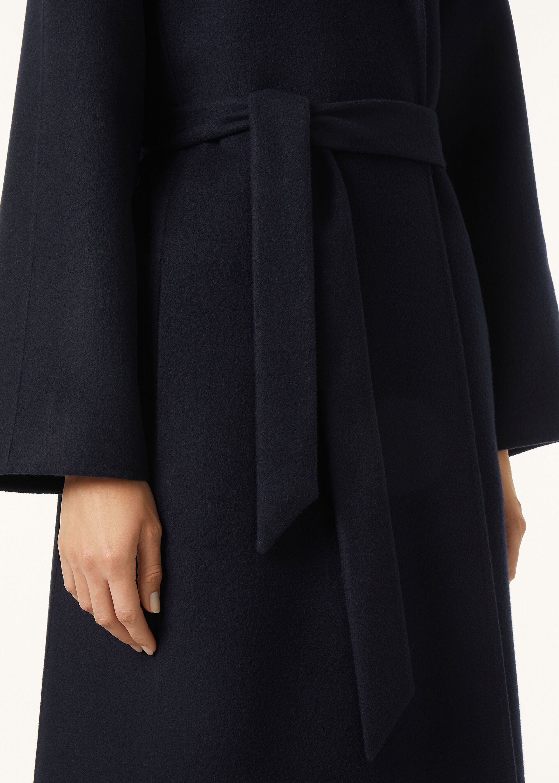 Loro Piana os11x0326 FAQ5816 Francesca Coat in Blue Navy Size XS / US 0-2 / IT 36-38 - 3 Thumbnail