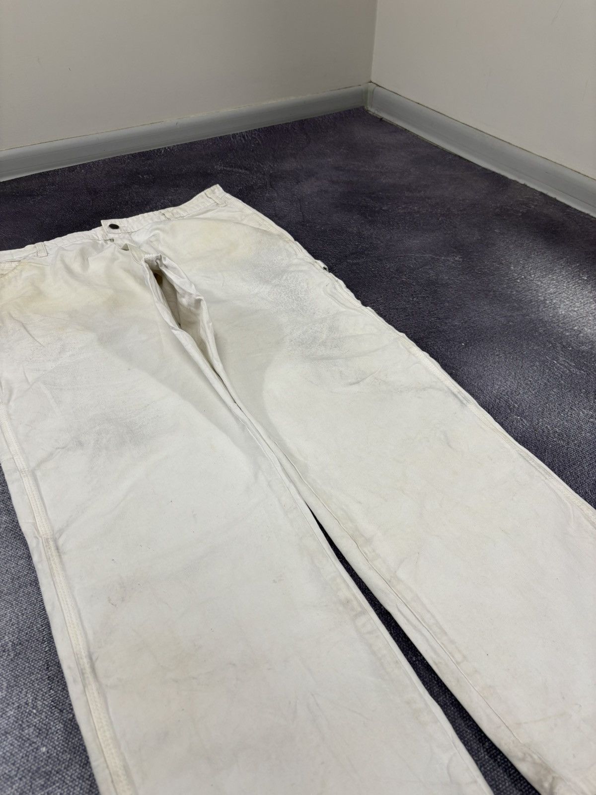 Dickies Vintage Dickies USA White Work Carpenter Hype Baggy Pants Size US 38 / EU 54 - 11 Thumbnail