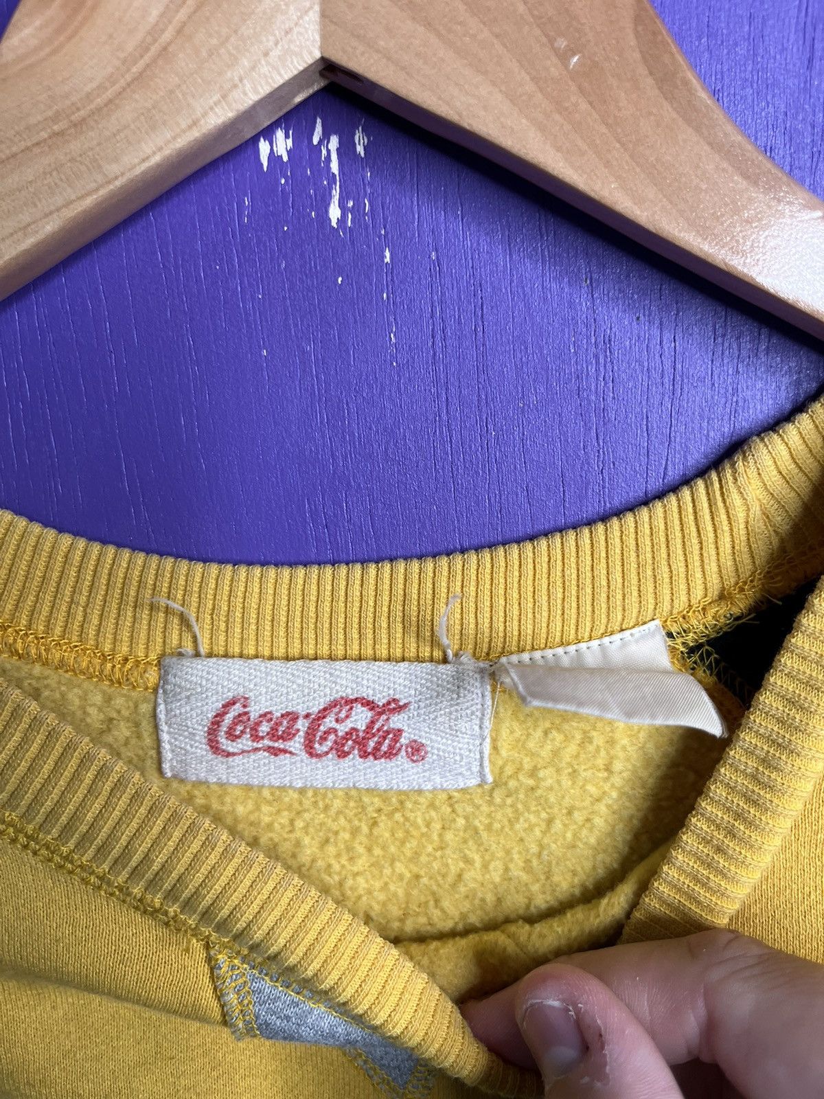 Coca Cola × Vintage Vintage 80s Coca-cola casual wear logo crewneck Size US L / EU 52-54 / 3 - 4 Thumbnail