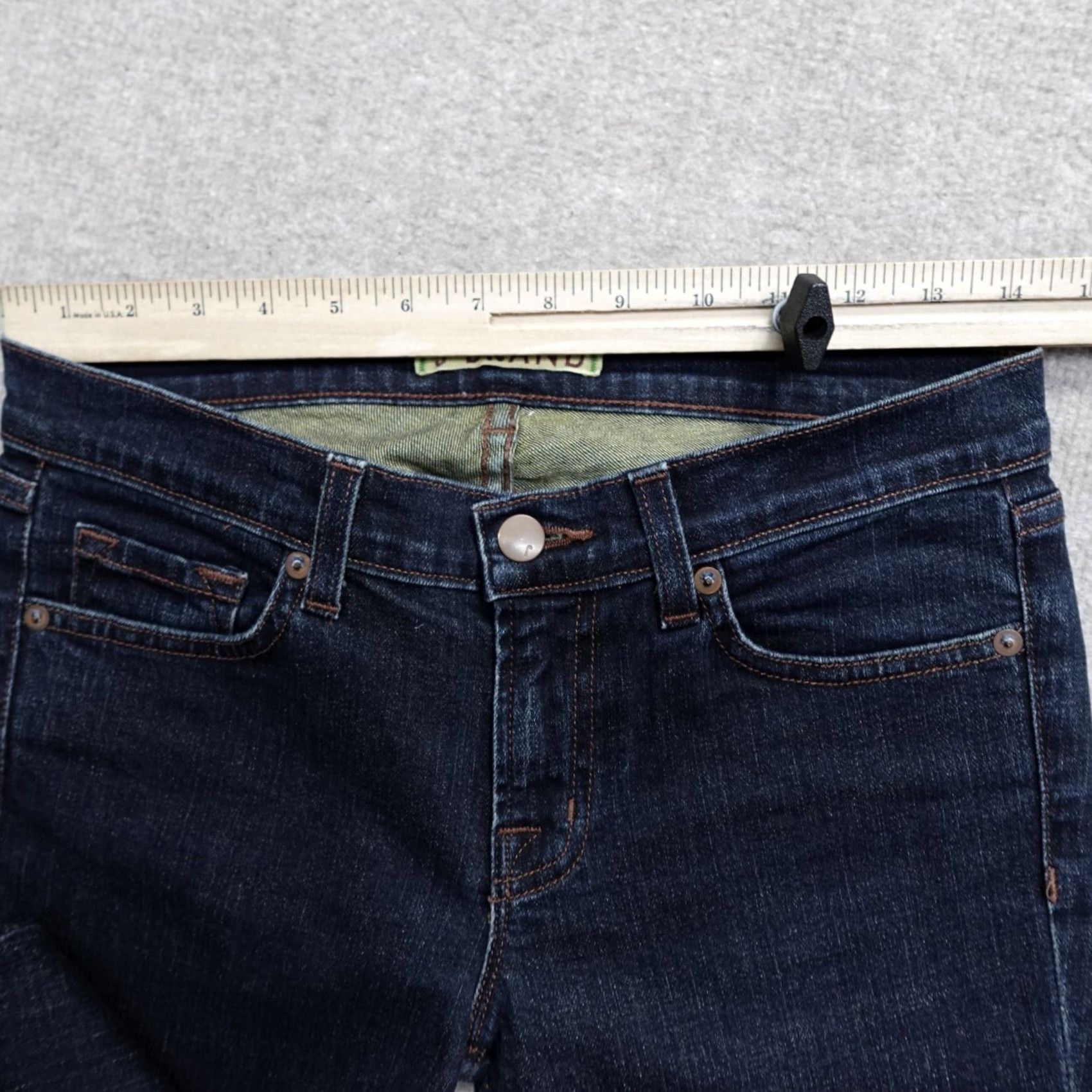 J Brand J. Brand Women's Jeans 27 Blue Ankle Zippers Skinny The Deal Made in USA Shirt? Size 27" / US 4 / IT 40 - 7 Thumbnail