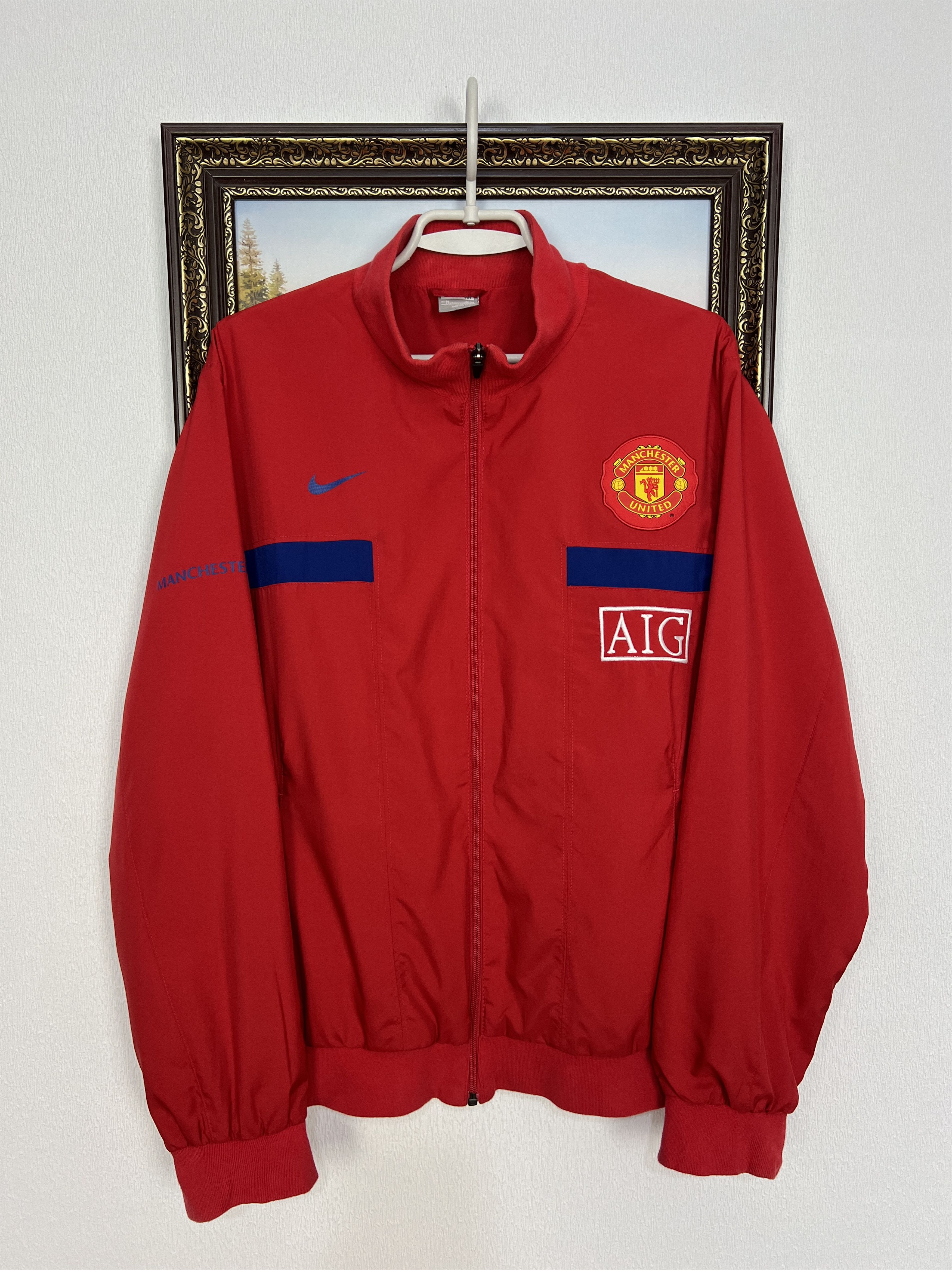 Nike Vintage Manchester United Football Jacket Soccer Track Top Size US M / EU 48-50 / 2 - 1 Thumbnail