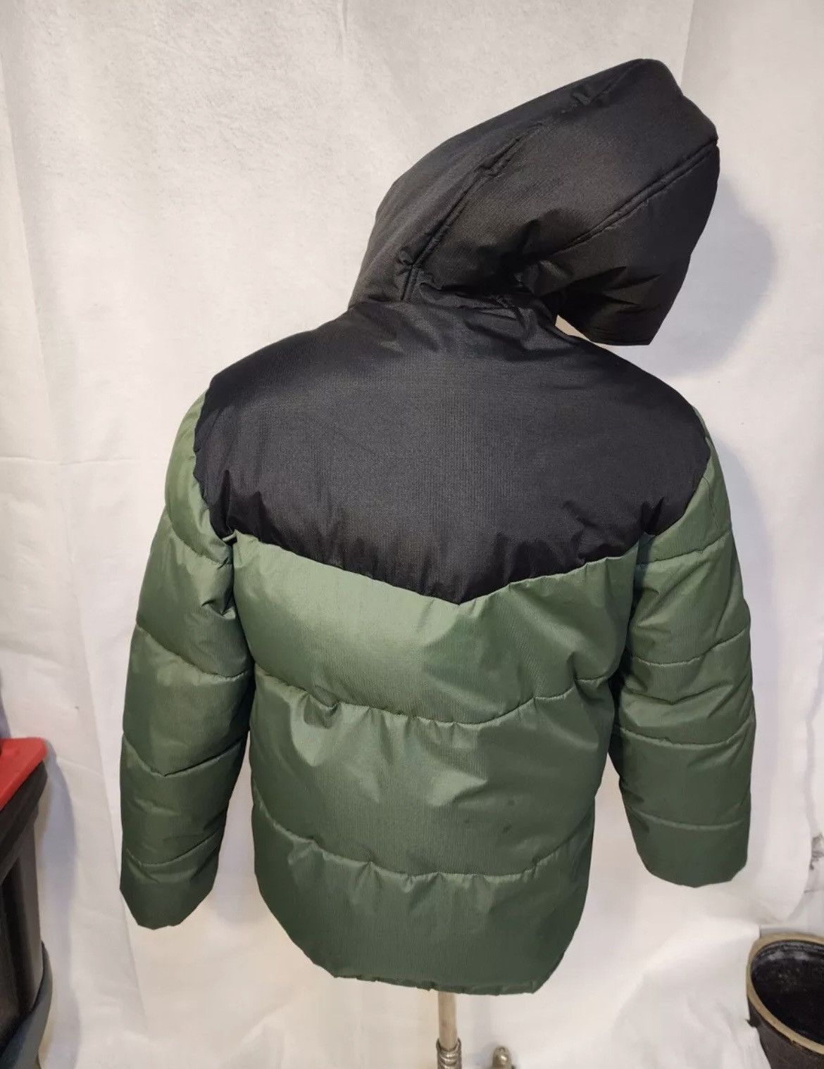 Reebok Reebok Reversible Olive Camouflaged Hooded Puffer Jacket Size US S / EU 44-46 / 1 - 10 Thumbnail