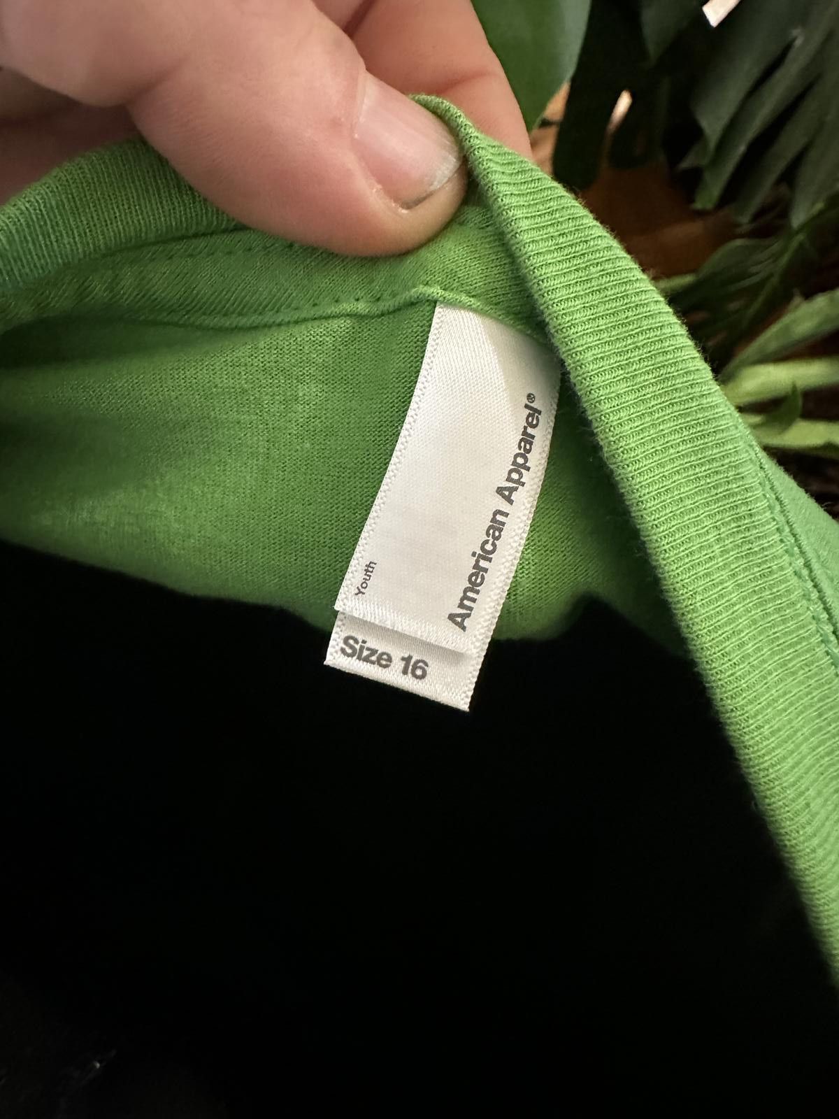 American Apparel American Apparel Camp T-Shirt - Size 16 - Bright Green Size US XXS / EU 40 - 2 Thumbnail
