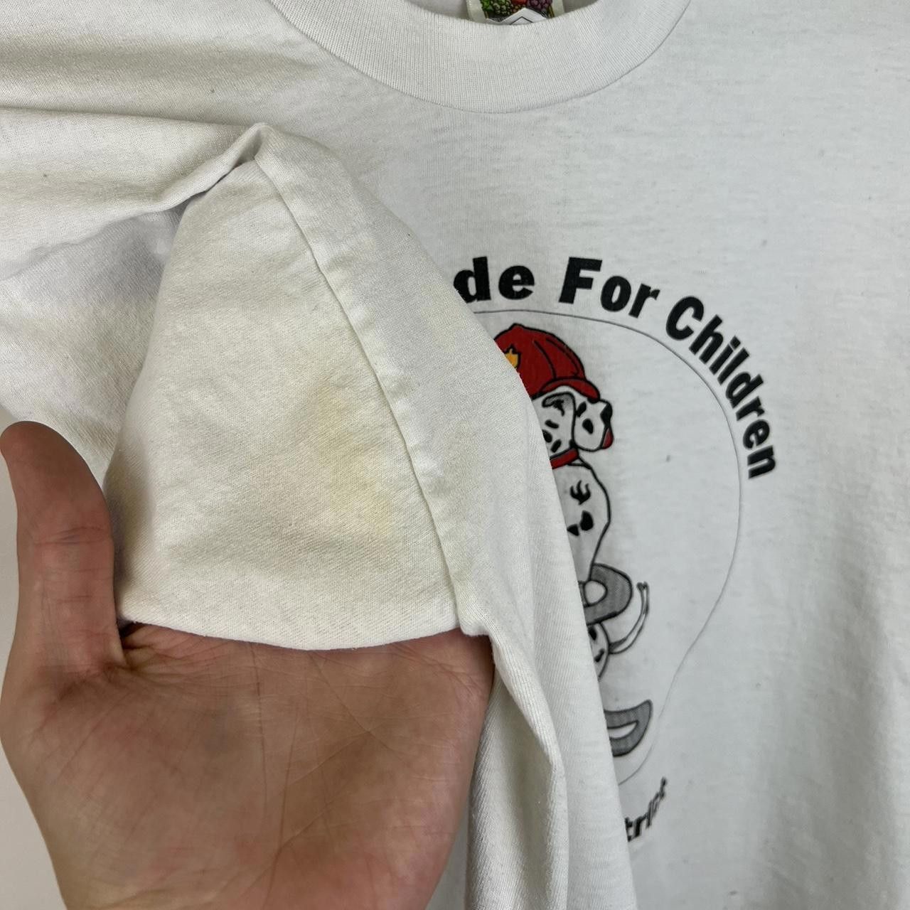 Fruit Of The Loom Vintage 1997 Crusade For Children T-Shirt - Zoneton Fire Size US XL / EU 56 / 4 - 7 Thumbnail