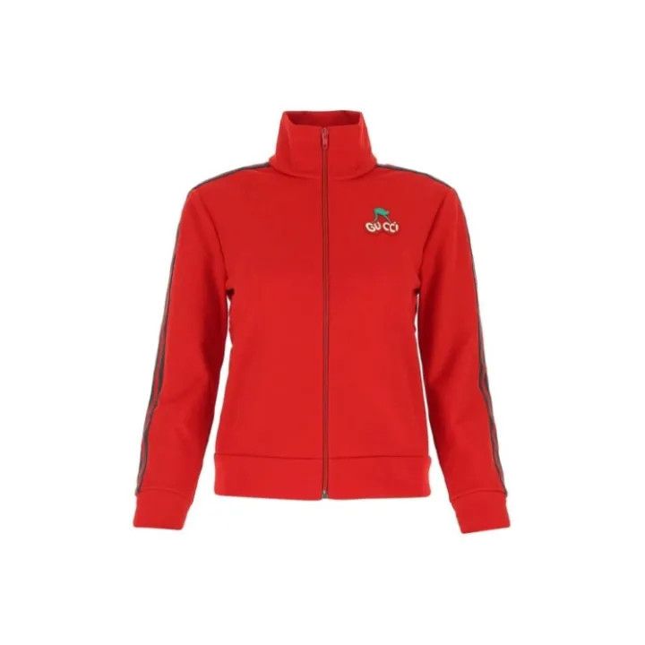 Gucci Logo Micro Pattern Sports Jacket for Women