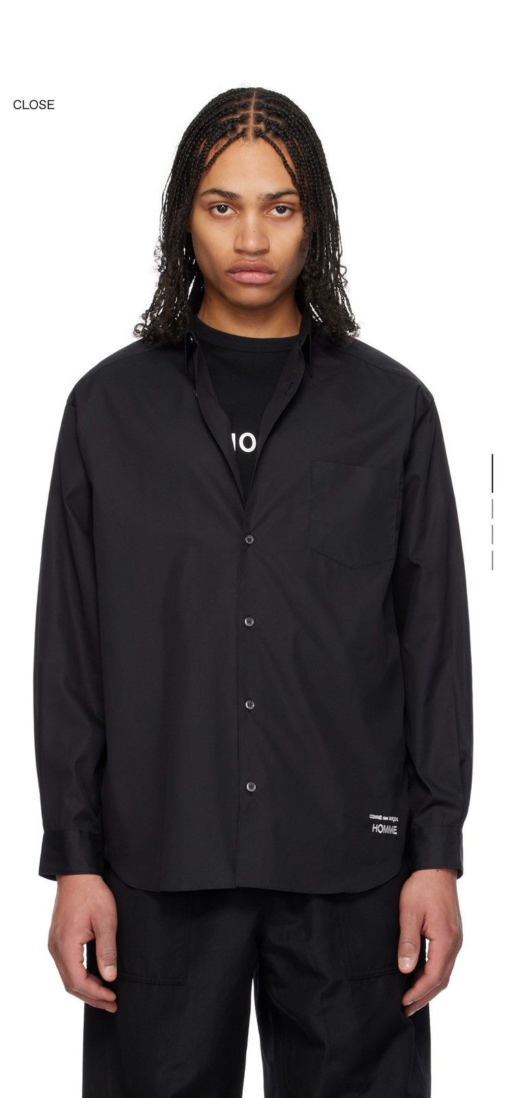 Comme des Garcons Homme Comme Des Garcon Homme long sleeve shirt Size US S / EU 44-46 / 1 - 1 Thumbnail