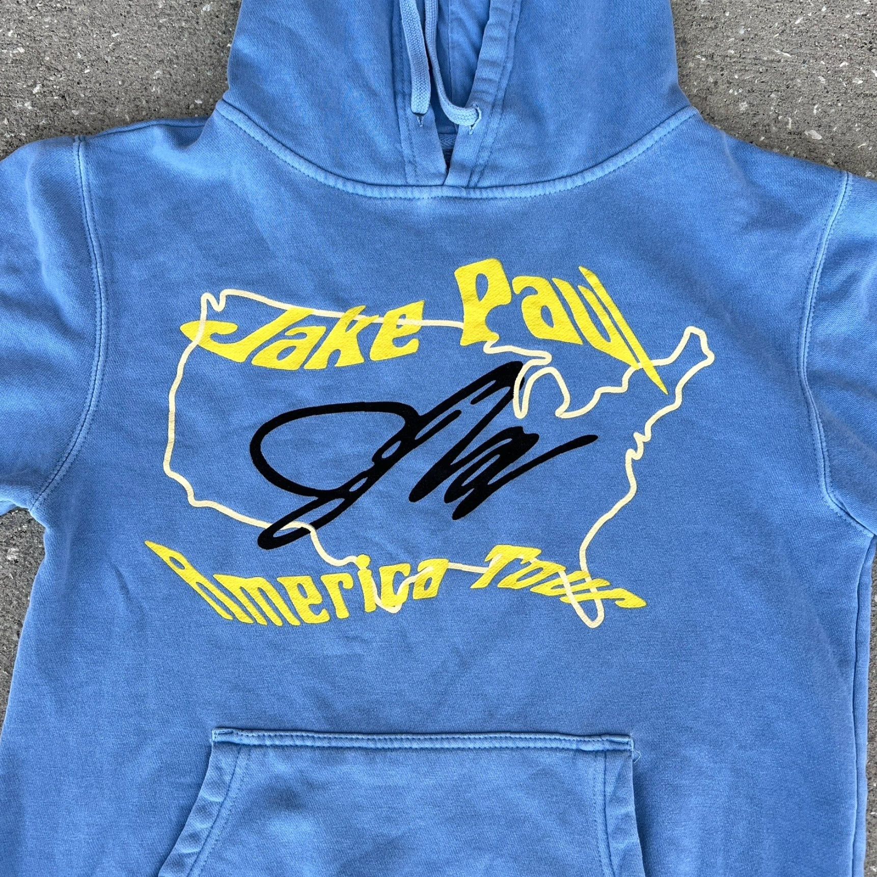 Doublet VINTAGE Jake Paul Hoodie Sweatshirt Men Small Blue 2018 American Tour Graphic Pullover All Seasons Size US S / EU 44-46 / 1 - 4 Thumbnail