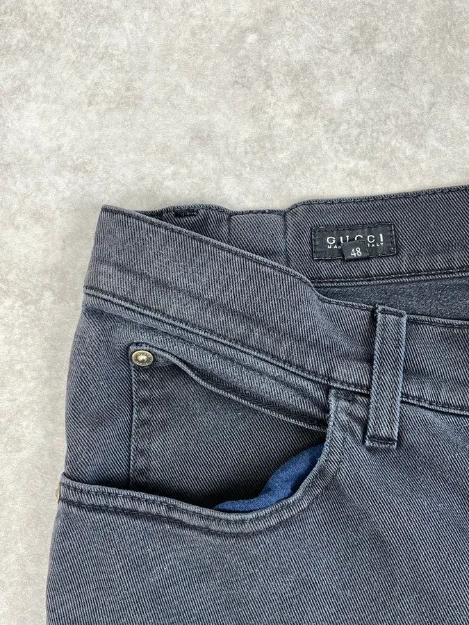 Gucci AW2008 Gucci Tern Blue Slim Pants by Frida Giannini Size US 32 / EU 48 - 10 Thumbnail