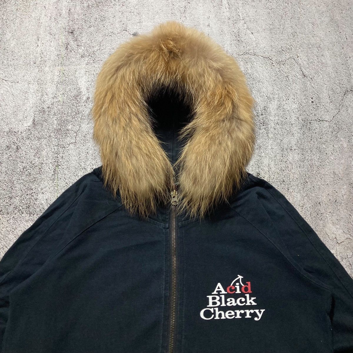 Japanese Brand 2000s Acid Black “Suck You” Ziphoodie Fur Lgb Punk Sly Style Size US M / EU 48-50 / 2 - 3 Thumbnail