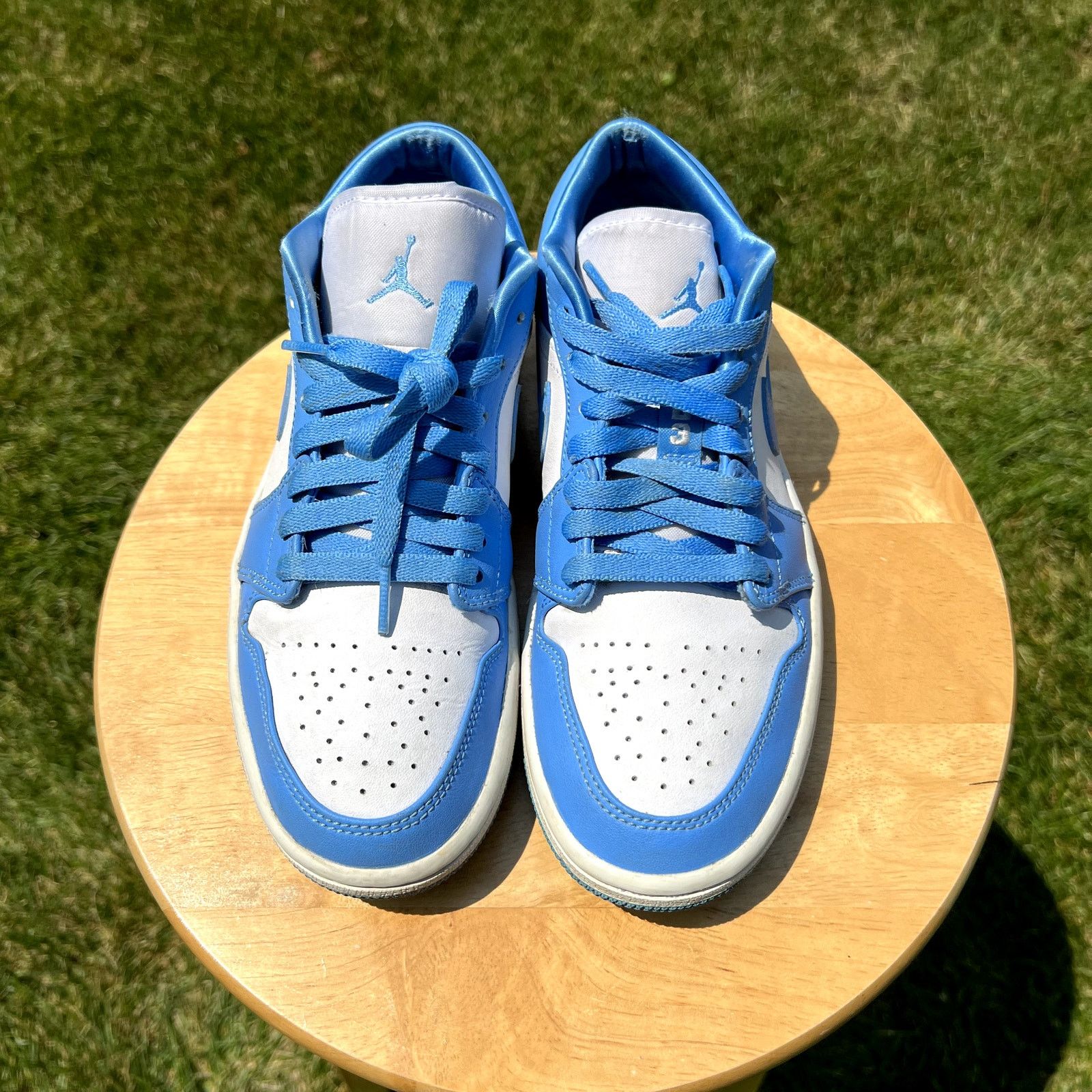 Jordan Brand × Nike Wmns Nike Air Jordan 1 Low UNC Women's Shoes - Size 7.5 Size US 7.5 / IT 37.5 - 5 Thumbnail