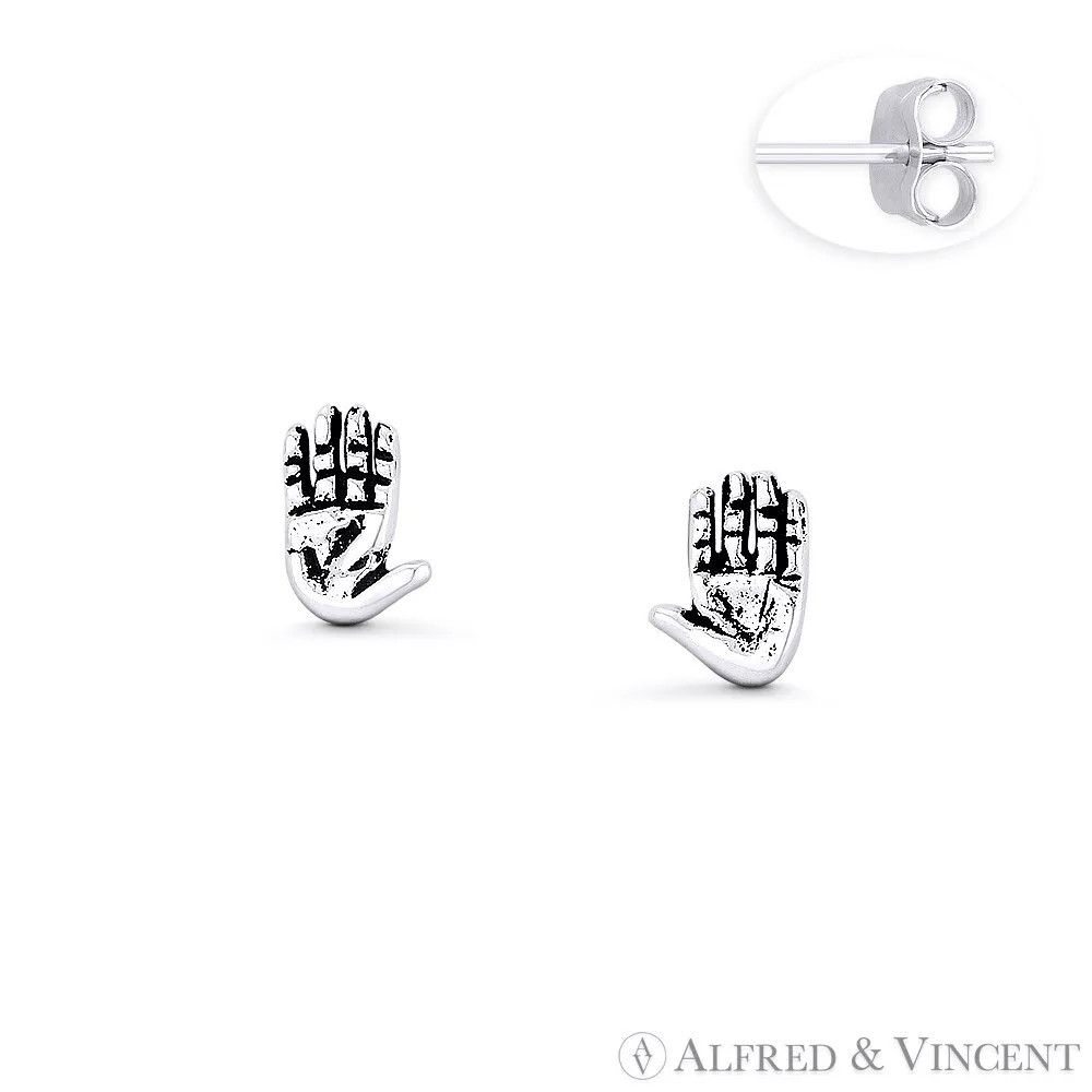 Other Tiny Baby / Infant Hand Motherhood Charm Stud Earrings Size ONE SIZE - 1 Preview