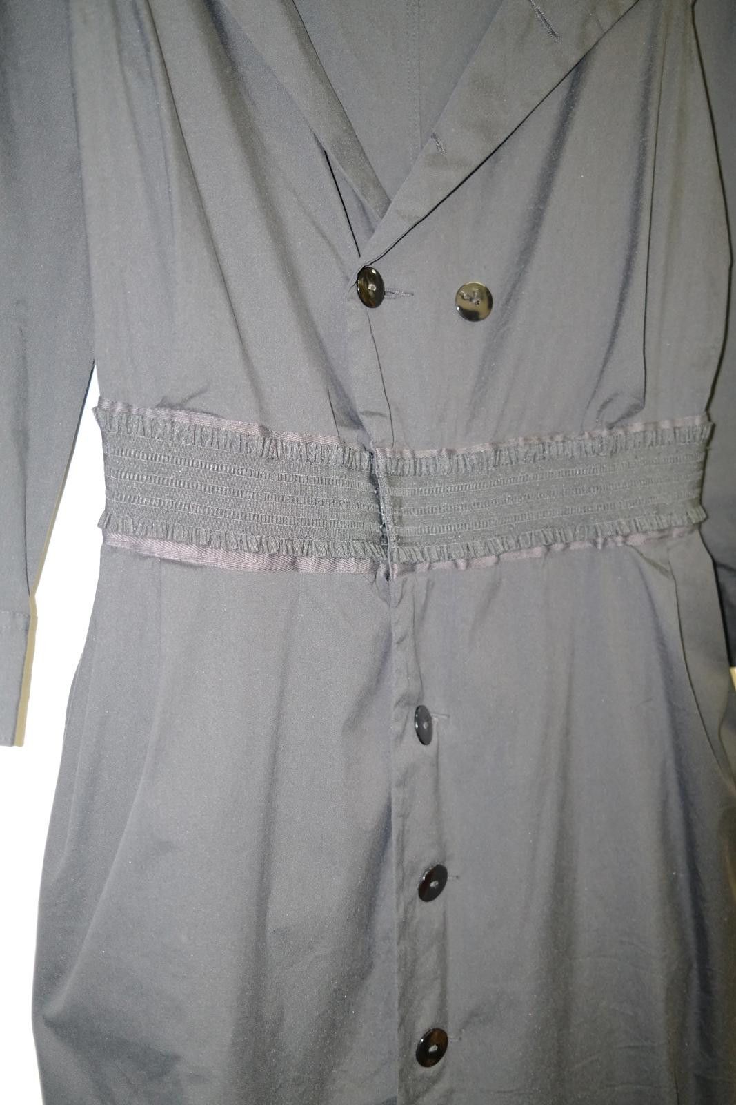 Jean Paul Gaultier 90's Jean Paul Gaultier Femme Elastic Trench Coat Size M / US 6-8 / IT 42-44 - 3 Thumbnail