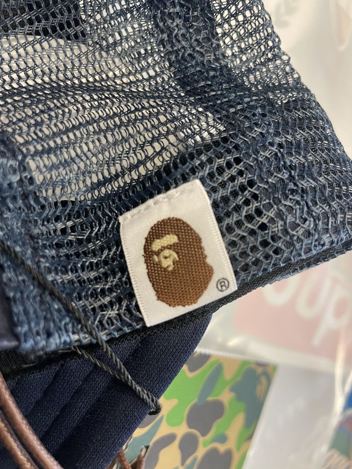 Bape Bape Trucker Navy Size ONE SIZE - 4 Thumbnail