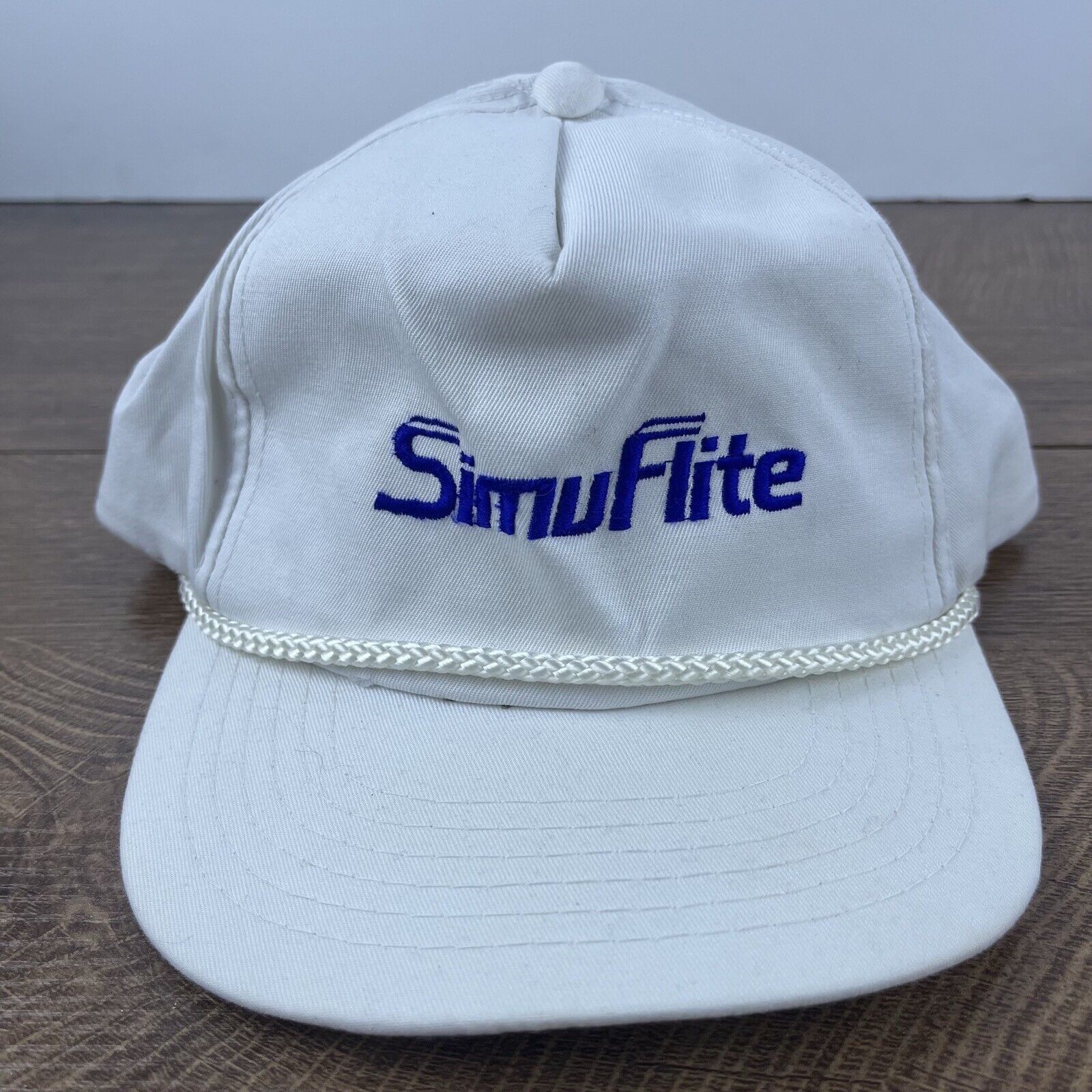 Other SimuFlite Hat Simuflite Snapback Hat White Adjustable Hat Ad Size ONE SIZE - 3 Thumbnail