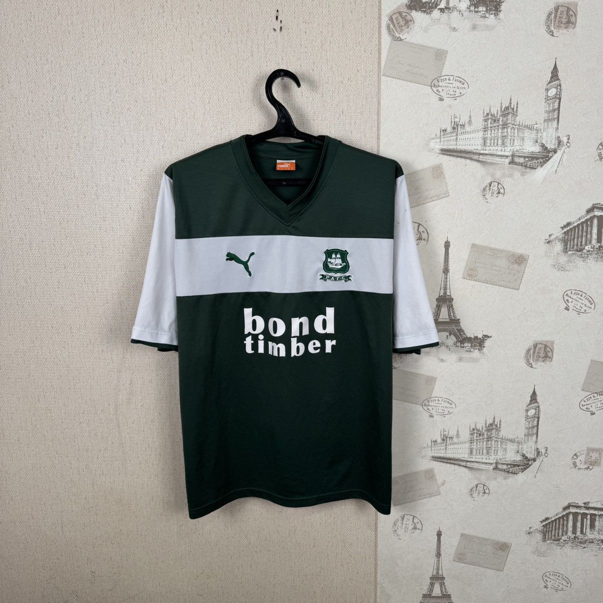Puma Puma Plymouth Argyle Jersey 2012/2013 Home Football Soccer Size US XL / EU 56 / 4 - 3 Thumbnail