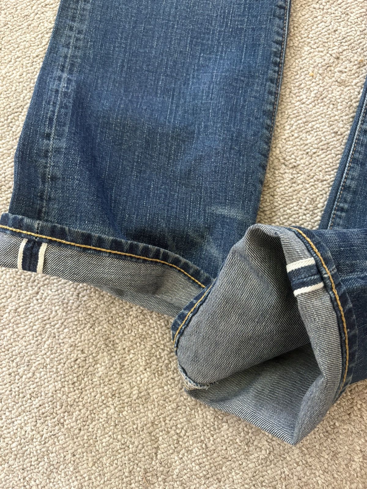 RRL Ralph Lauren Slim boot cut selvedge jeans Size US 32 / EU 48 - 3 Thumbnail