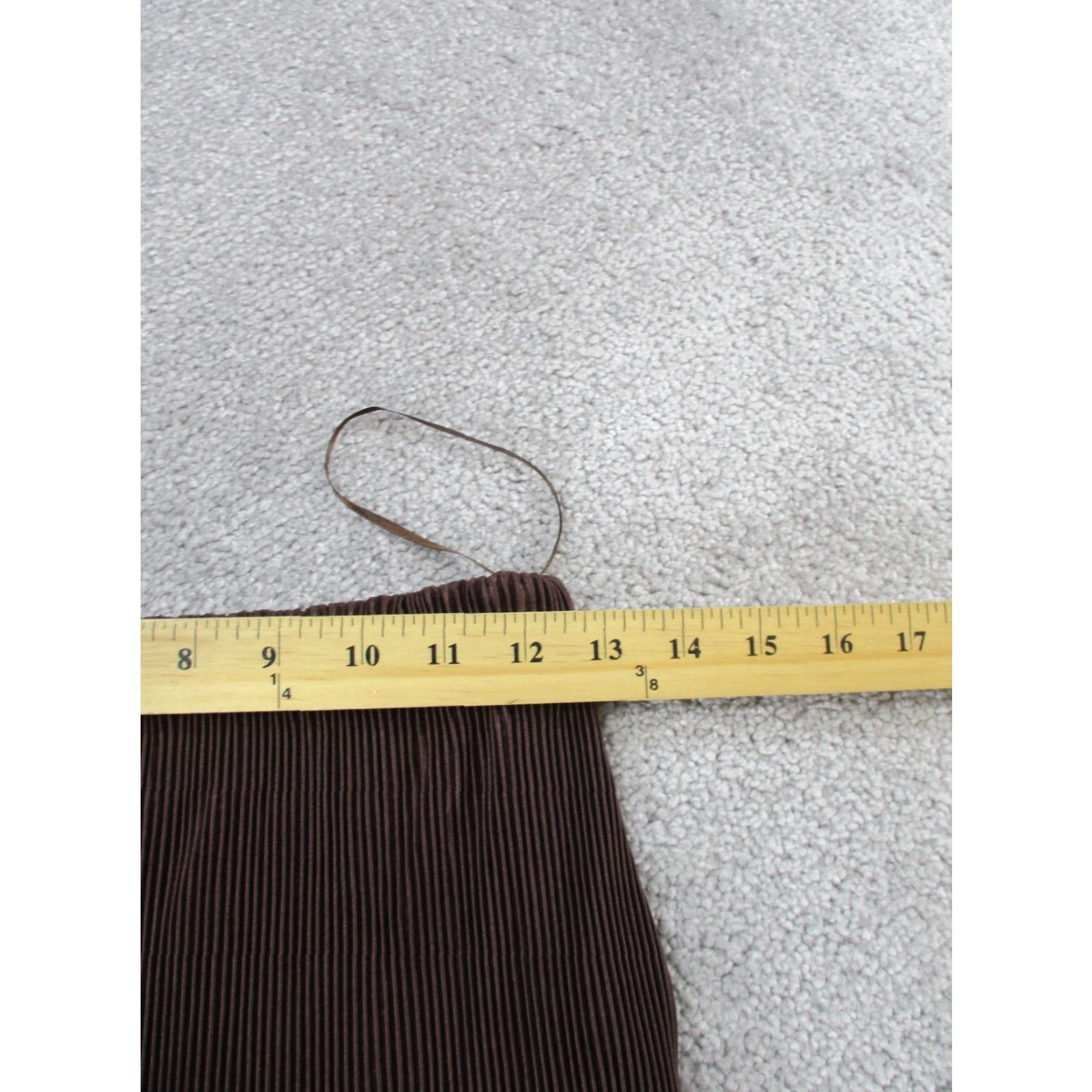 Anthropologie Dolan Anthropologie Skirt XS Womens Midi Brown Ribbed Lightweight Pull On Pencil/ Straight, 90s? (Note: There is no 90s in original) Size 26" / US 2 / IT 38 - 6 Thumbnail