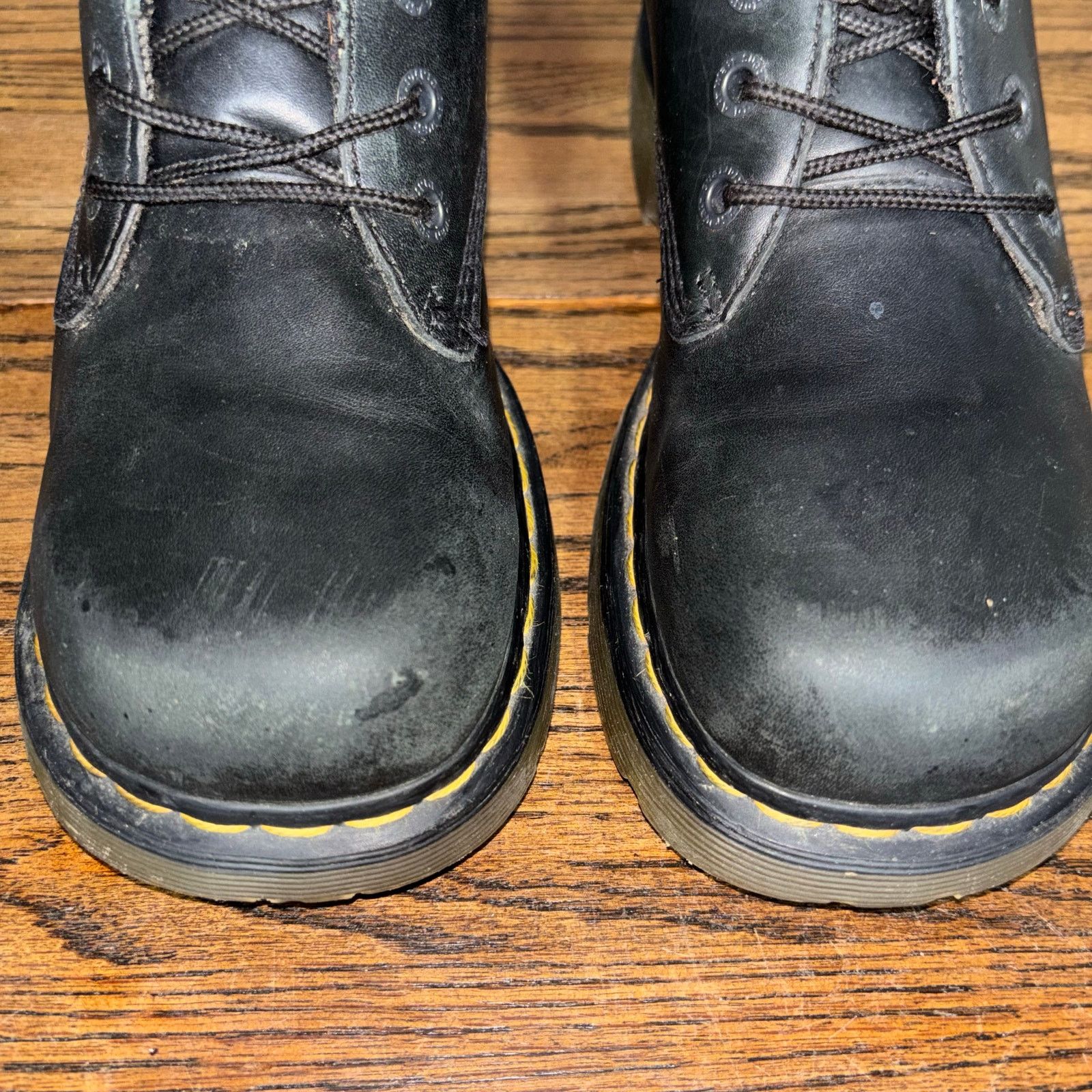 Dr. Martens Dr. Martens Chunky Platform Y2K Oxford Shoes Black Womens 10 Size US 10 / IT 40 - 4 Thumbnail