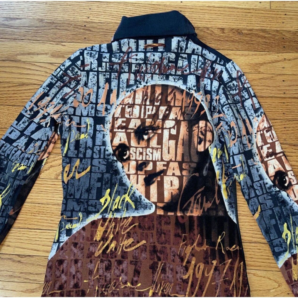 Jean Paul Gaultier Jean Paul Gaultier Vintage STOP FASCISM SUPER RARE Designer Size S / US 4 / IT 40 - 13 Thumbnail