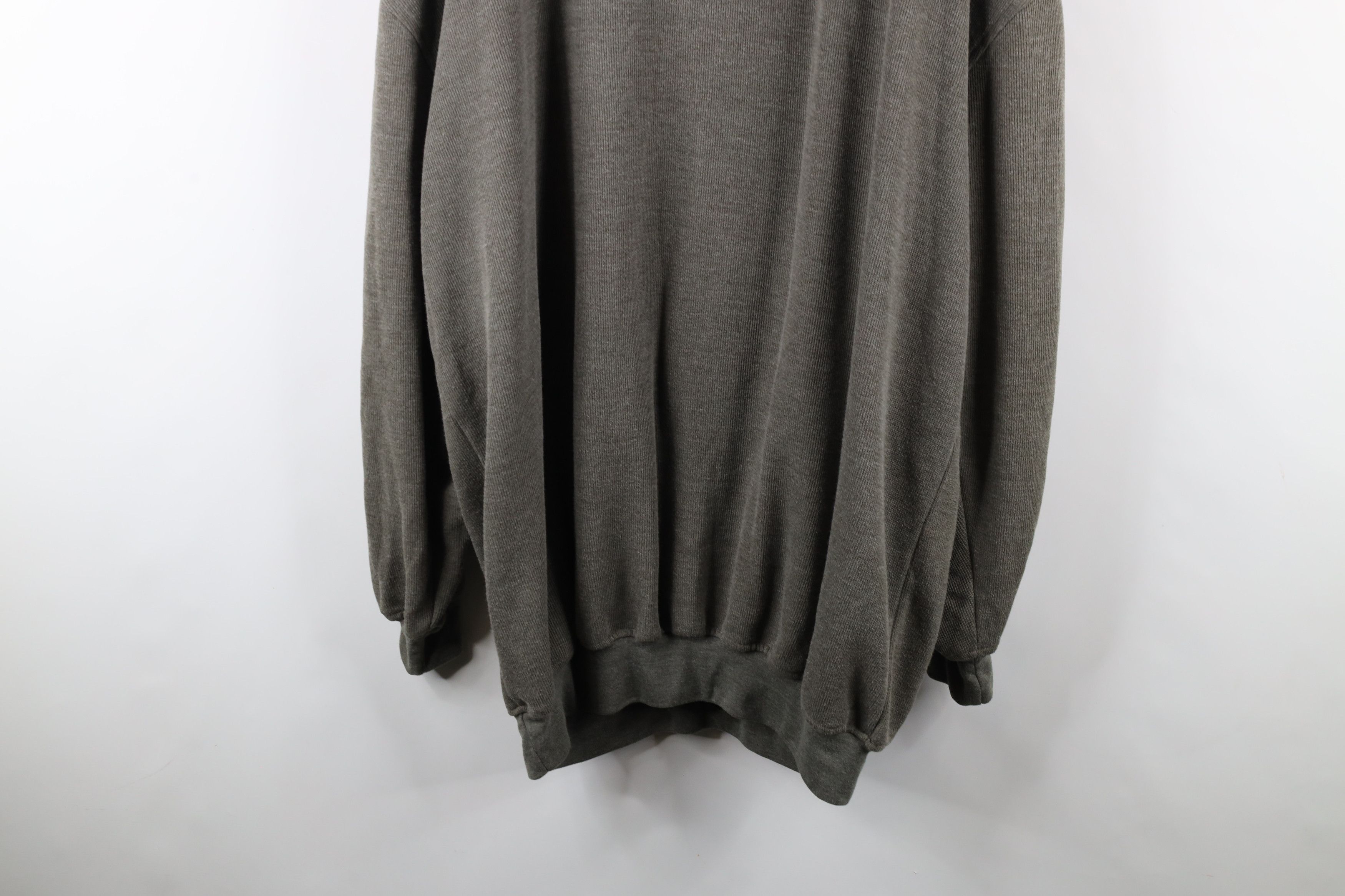 Vintage Vintage 90s Streetwear Ribbed Knit Pullover Polo Shirt Size US XXL / EU 58 / 5 - 8 Thumbnail
