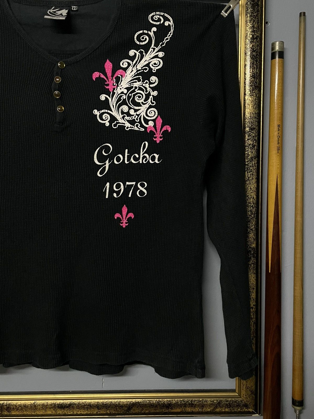 Designer × Japanese Brand × Vintage Vintage 90s Designer Japan Gotcha Kill Boredom Fleur Tshirt Size US S / EU 44-46 / 1 - 3 Thumbnail