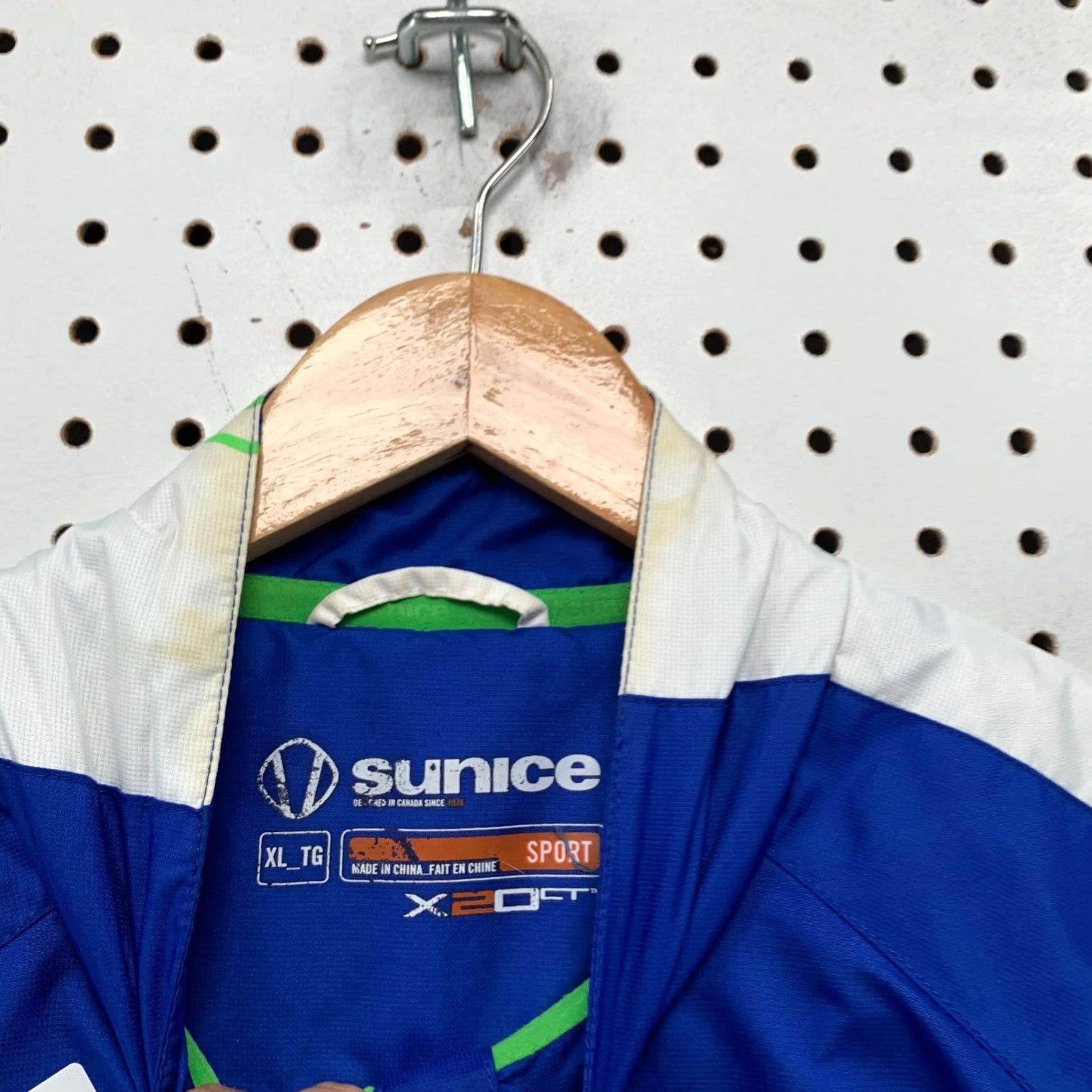 Vintage Sunice Golf Windbreaker Jacket Mens XL Blue Lightweight 1/2 Zip Pullover Windbreaker Jacket Size US XL / EU 56 / 4 - 3 Thumbnail
