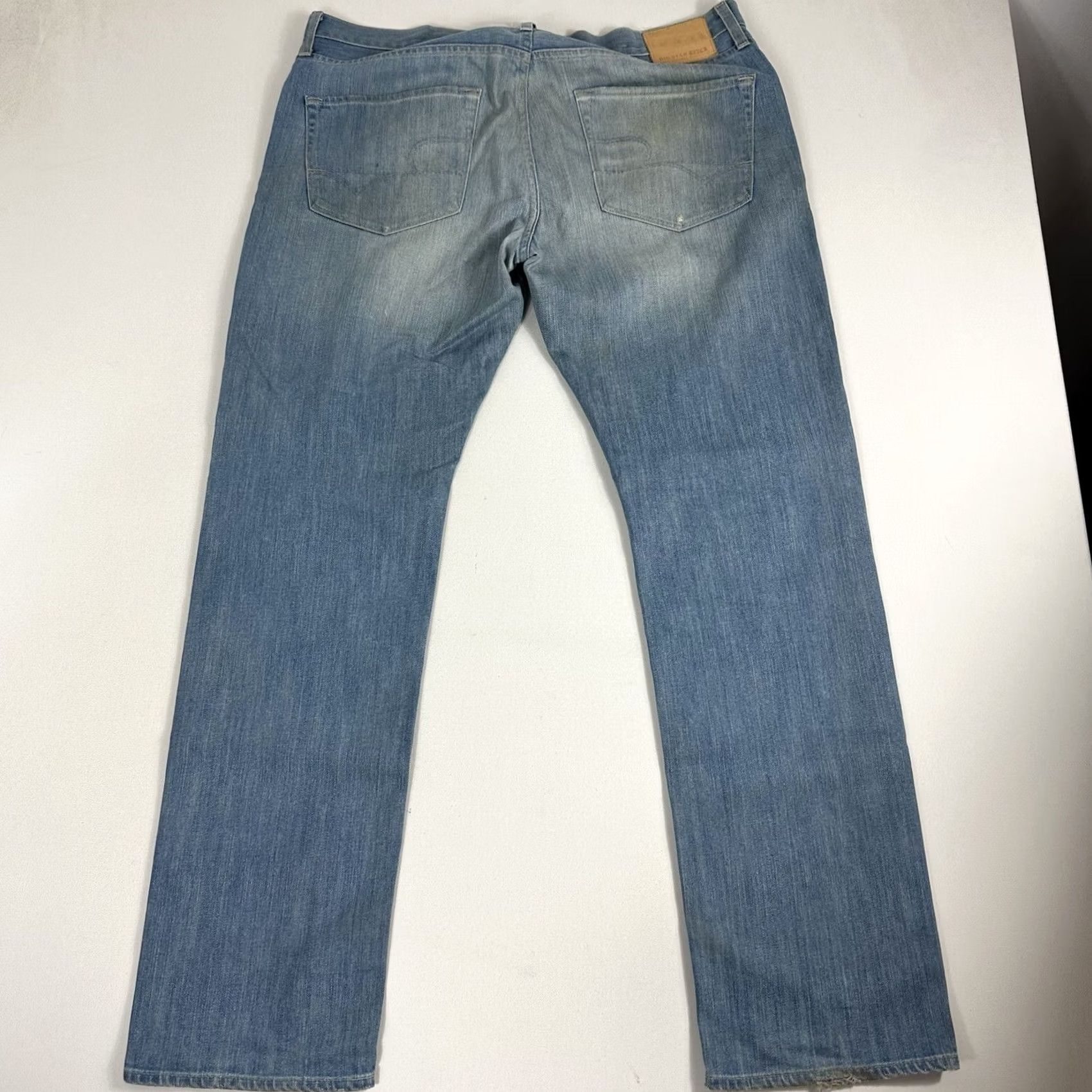 Denime BIG STAR 1974 Division Straight Jeans Size 38R Blue Denim Regular 5-Pocket Mens Size US 38 / EU 54 - 2 Thumbnail