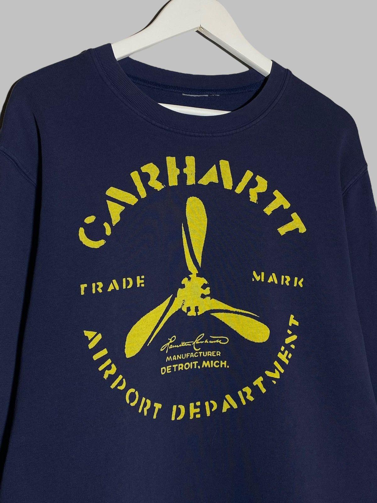 Carhartt Vintage carhartt propeller sweatshirt big logo y2k Size US XL / EU 56 / 4 - 3 Thumbnail