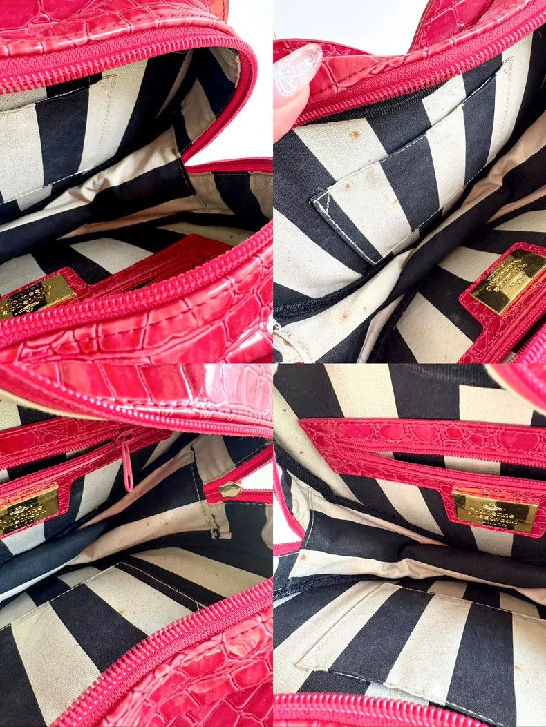 Vivienne Westwood Vivienne Westwood size os Pink alligator leather paint plas Size ONE SIZE - 7 Thumbnail