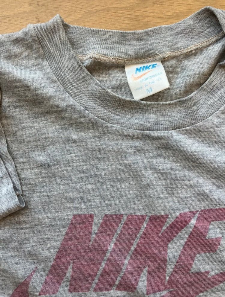 Nike 1980s made in UK vintage Nike t shirt Size US M / EU 48-50 / 2 - 4 Thumbnail