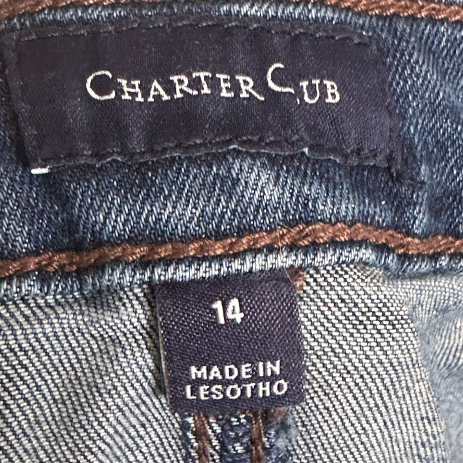 Class Club Charter Club Denim Stretch Mid Length Shorts Size 36" / US 14 / IT 50 - 4 Thumbnail