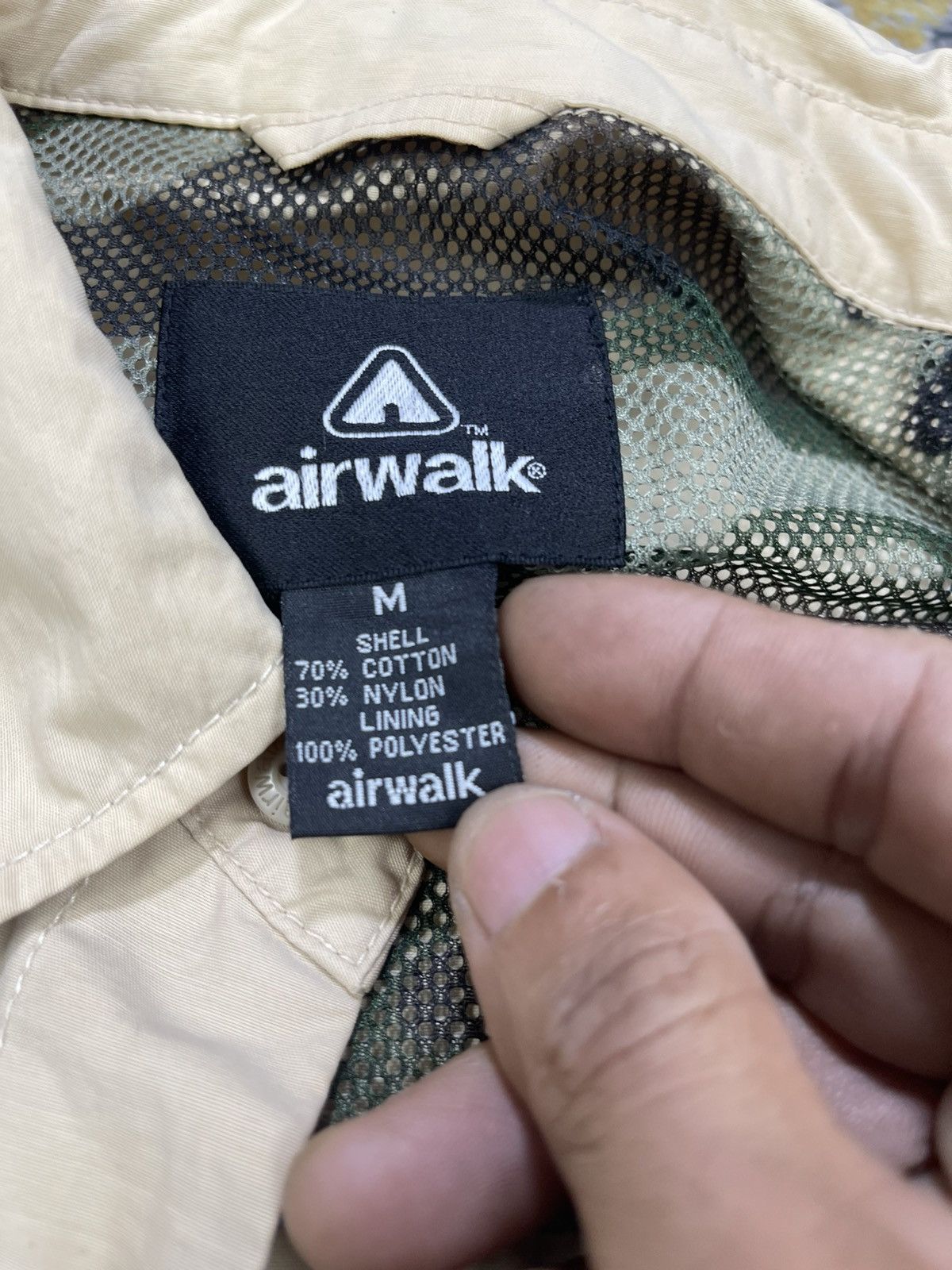 Airwalk Airwalk Multi Pocket Camo Trim Cargo Shirt Size US M / EU 48-50 / 2 - 13 Thumbnail