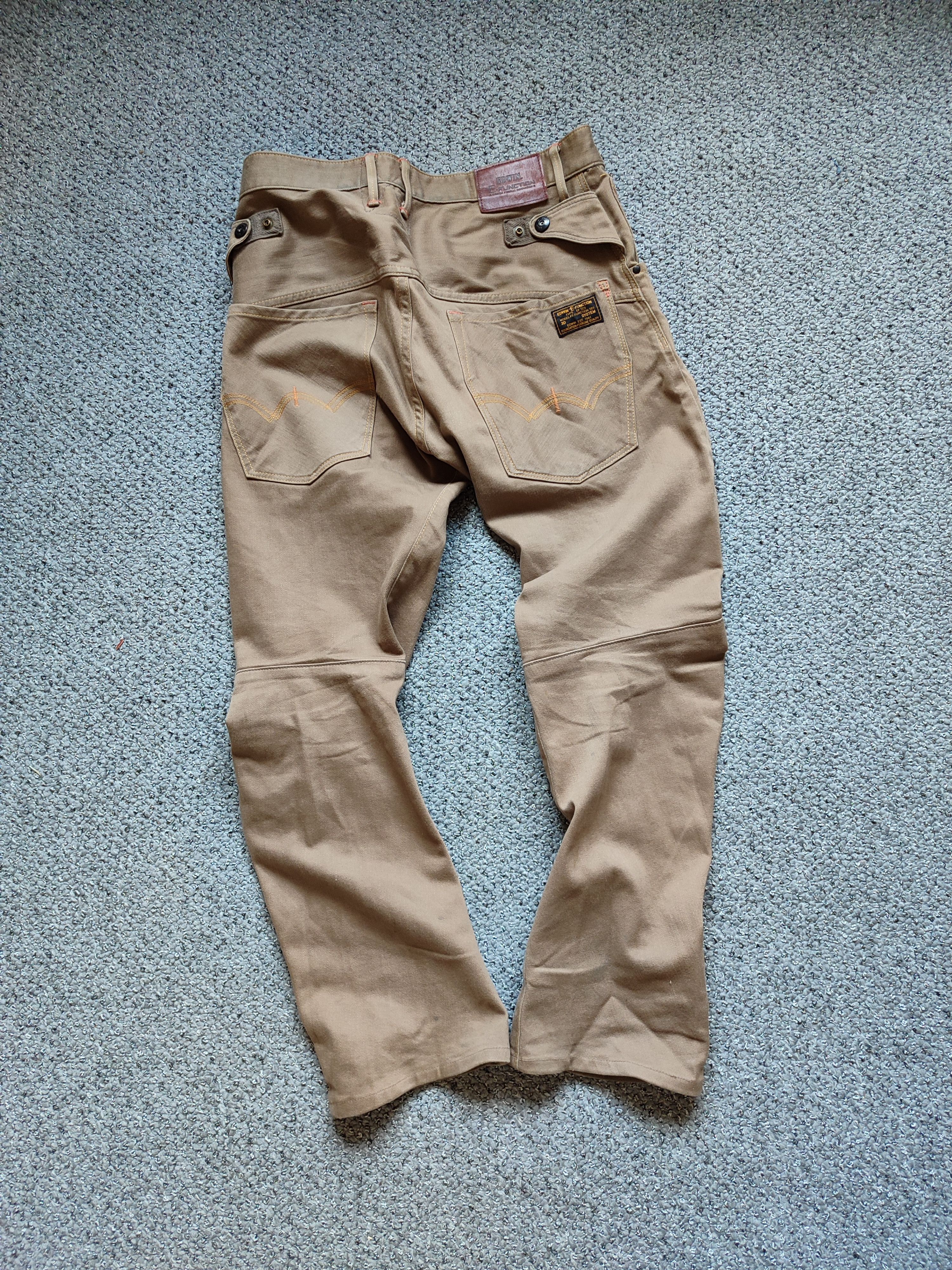 Image of Vintage Edwin E Function Engineered Curved Leg Jeans Pants in Sahara, Men's (Size 30)