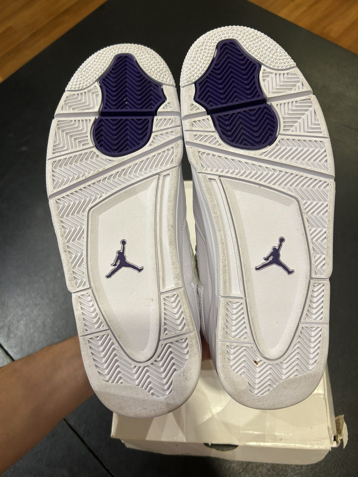 Jordan Brand Jordan 4 Retro ‘Metallic Purple’ Size US 11 / EU 44 - 5 Thumbnail