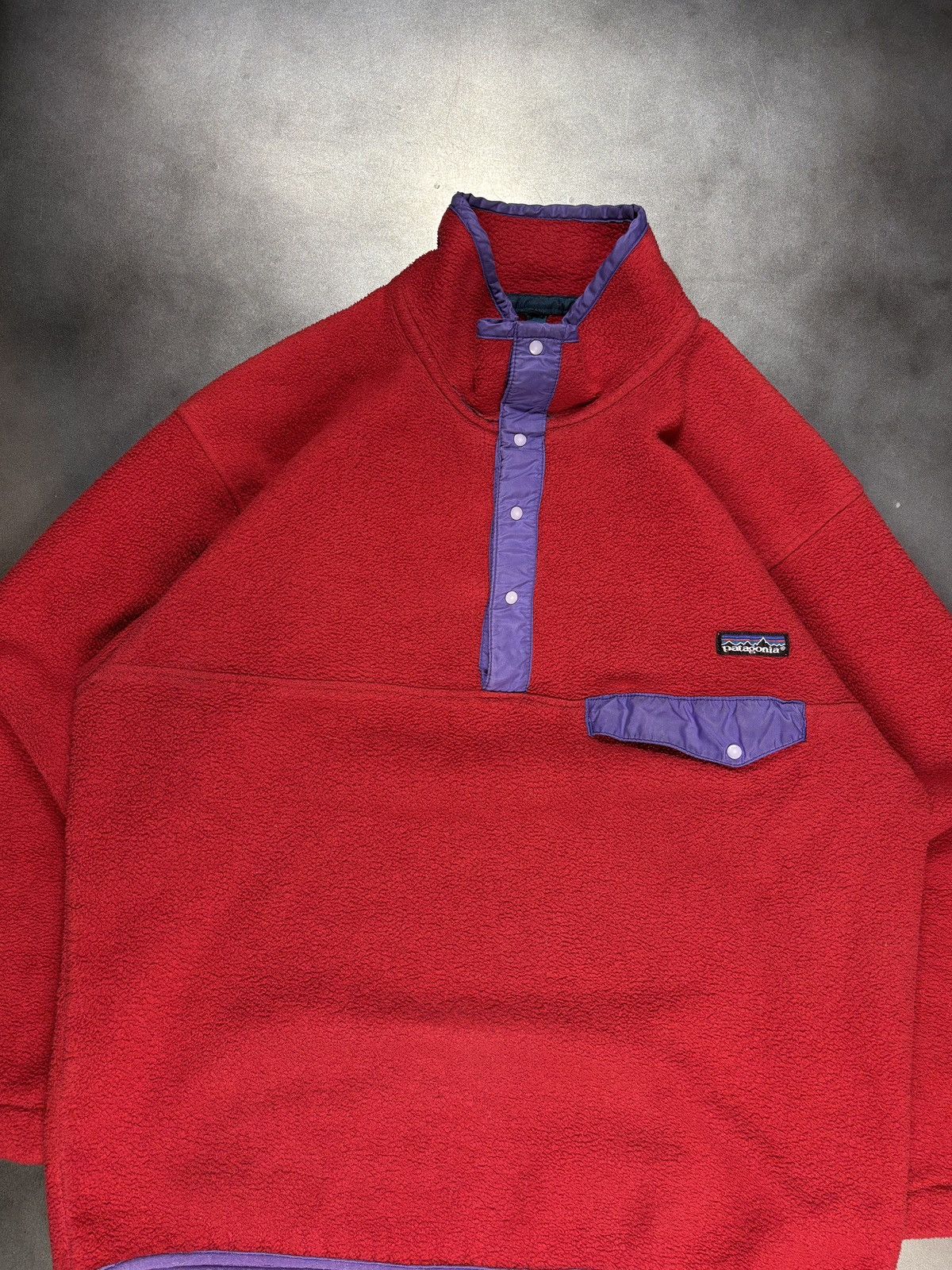 Patagonia × Vintage Vintage Patagonia Synchilla Fleece Pullover 1990s Quarter Size US M / EU 48-50 / 2 - 11 Thumbnail