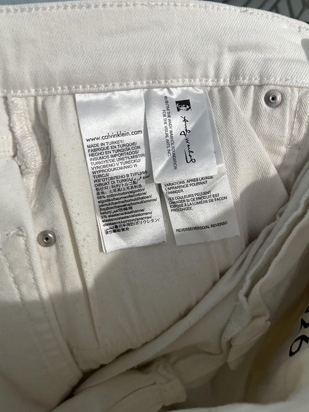 Andy Warhol × Calvin Klein Calvin Klein x Andy Warhol Horse Print Denim Size US 30 / EU 46 - 7 Thumbnail