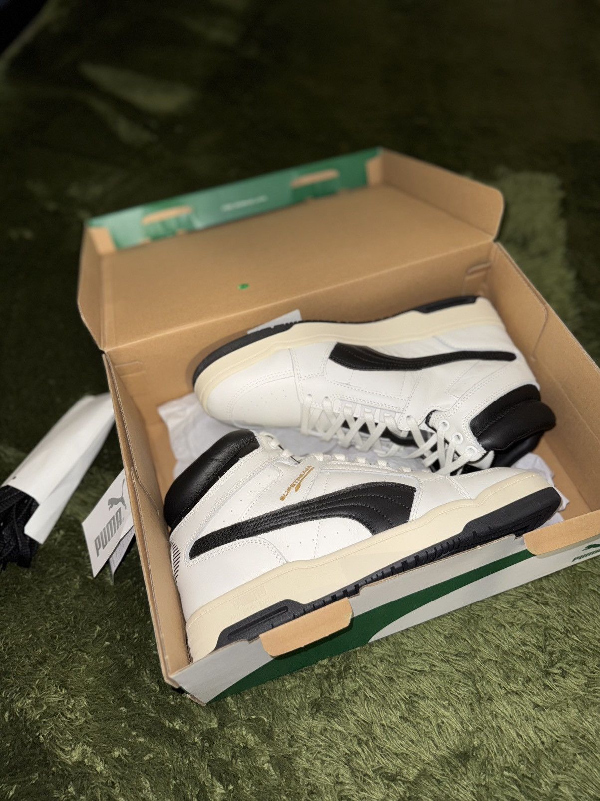Puma [US10] PUMA 75th Anniversary Slipstream Mid PandaWhite/Black Size US 10 / EU 43 - 9 Thumbnail
