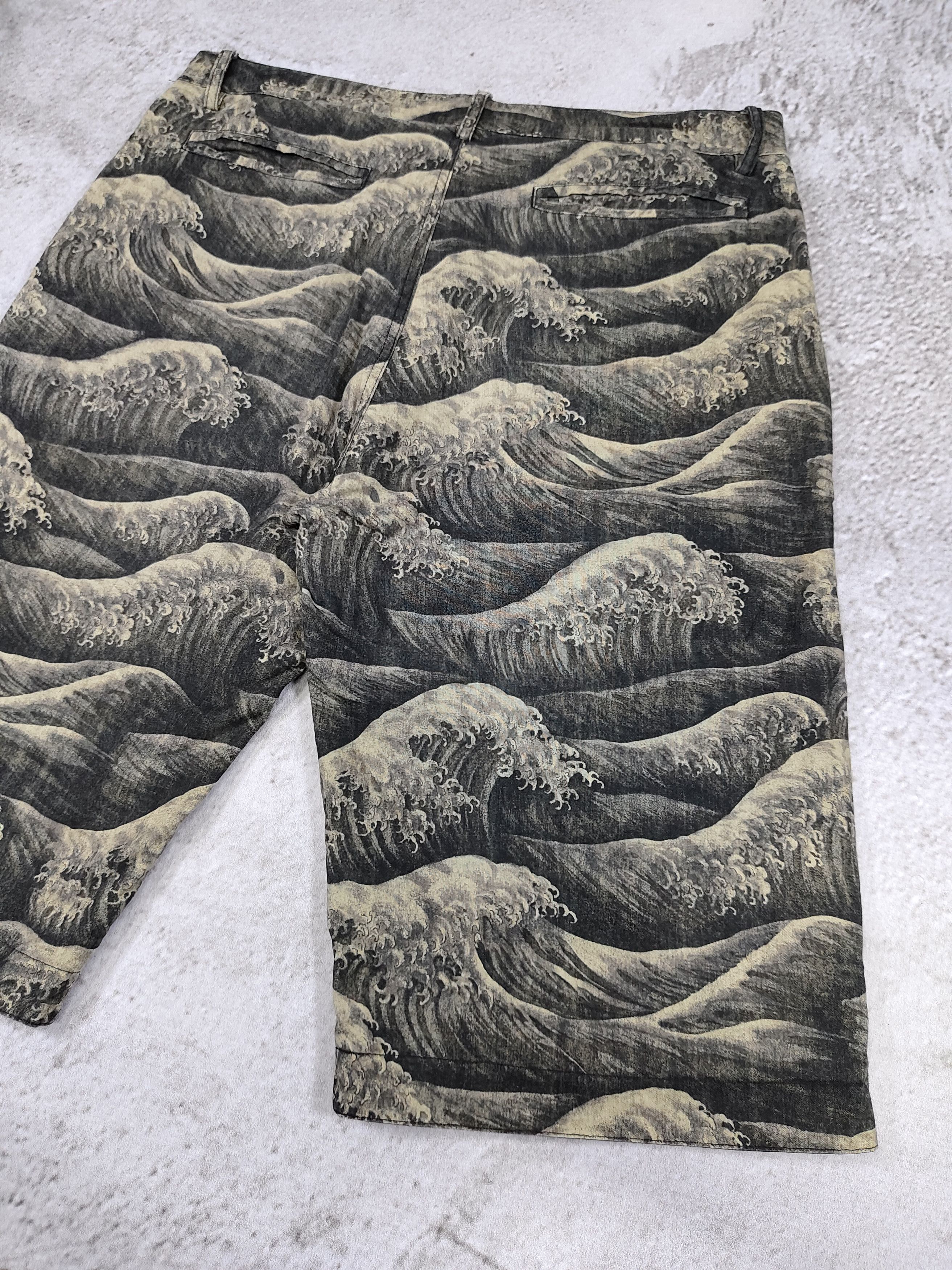Eternal 🇯🇵 Eternal "The Great Waves off Kanagawa" Reversibel Pants Size US 34 / EU 50 - 6 Thumbnail