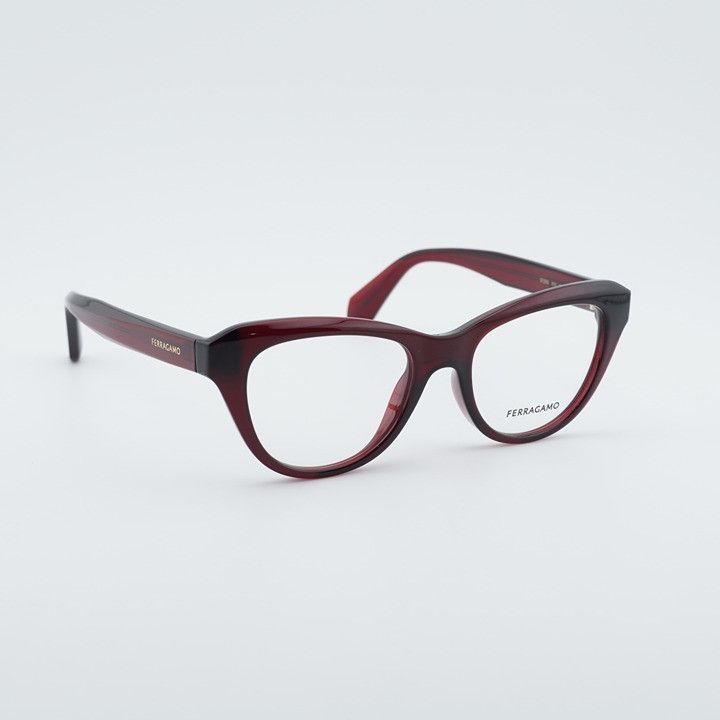 Salvatore Ferragamo Salvatore Ferragamo SF2989 616 Eyeglasses Red 51mm Cat Eye Size ONE SIZE - 5 Thumbnail
