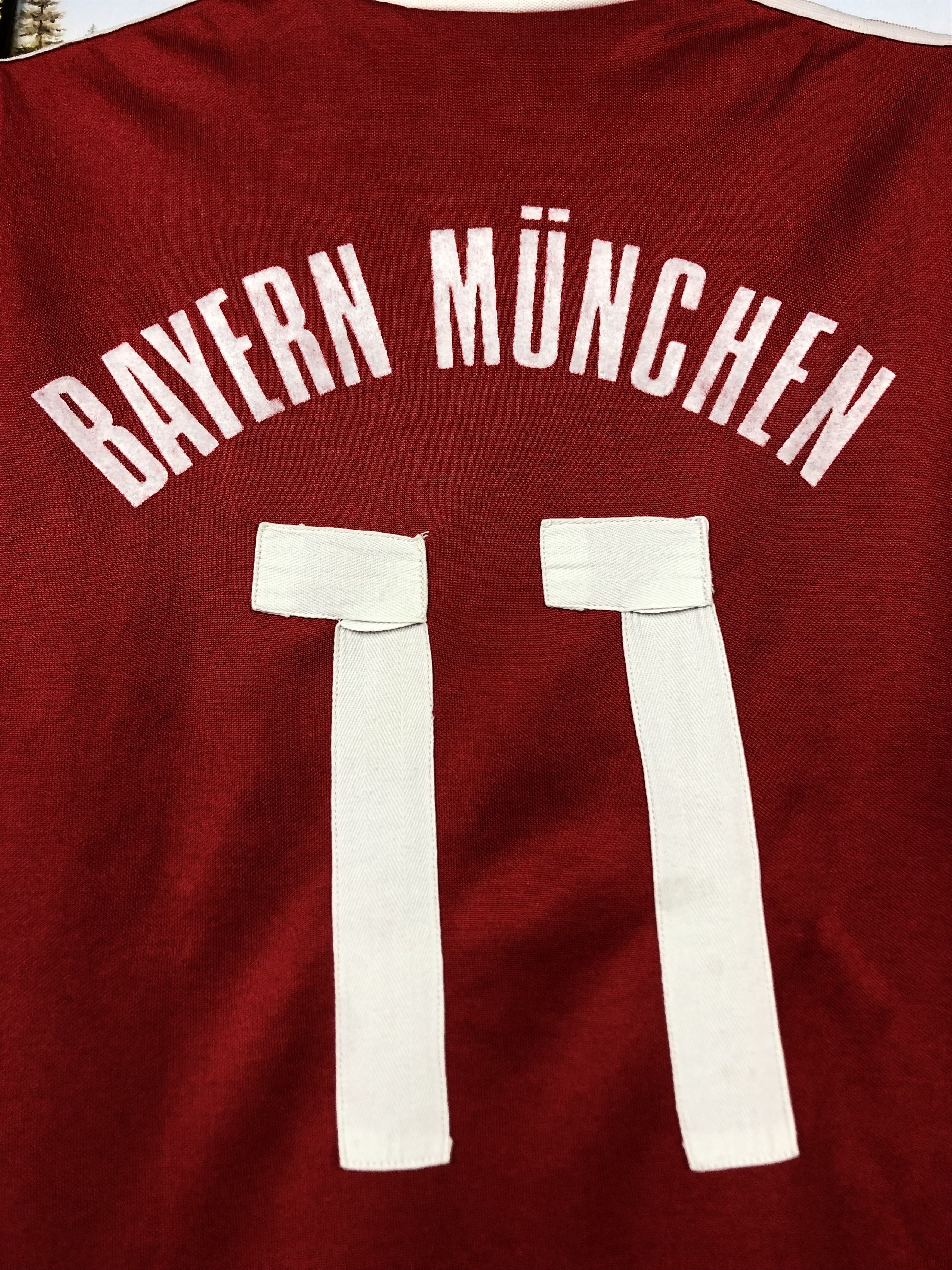 Adidas Bayern Munich football shirt 1982 #11 Long Sleeve Jersey Size US XXS / EU 40 - 11 Thumbnail