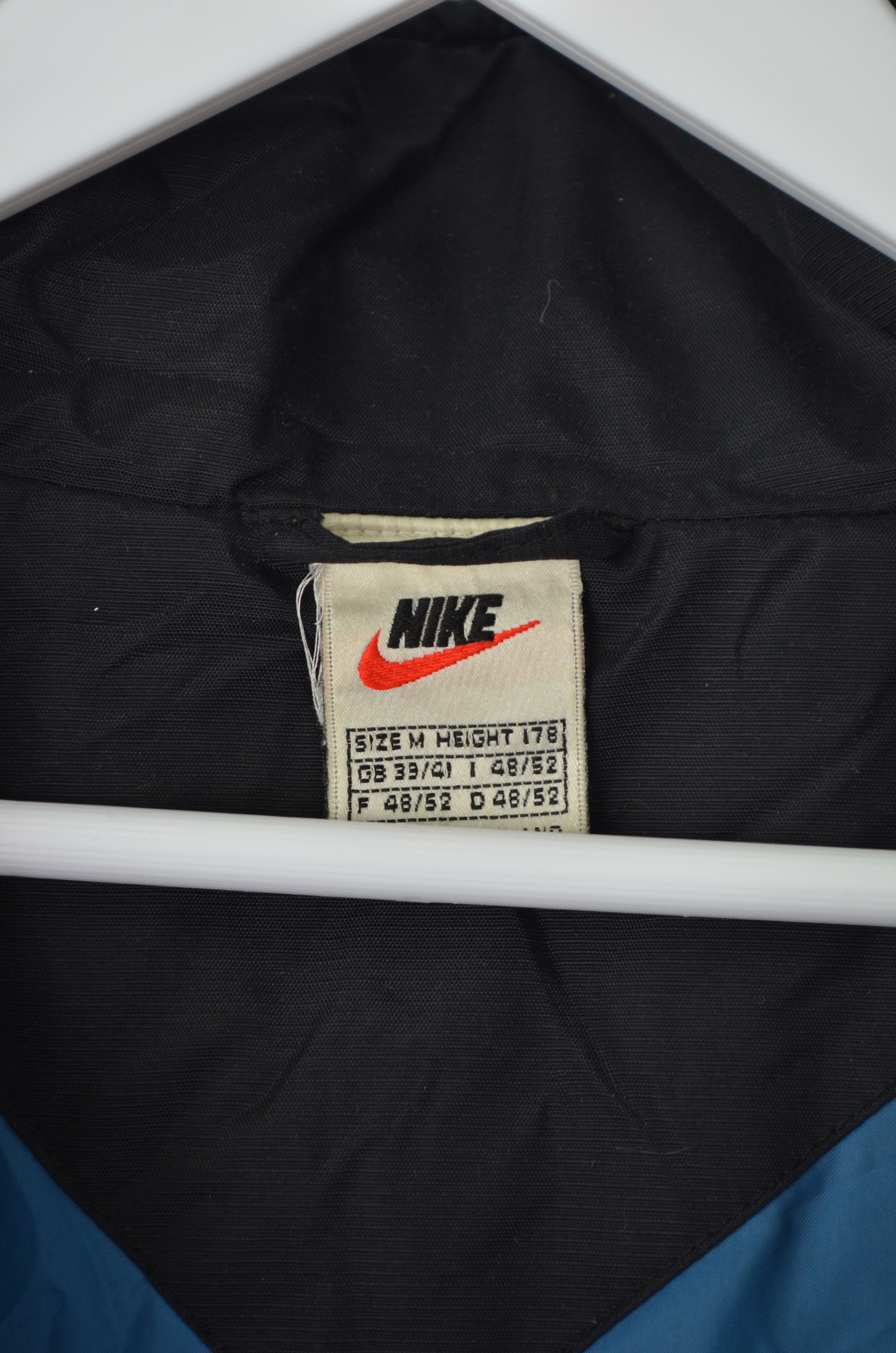 Nike × Vintage 90s Vintage Nike 1/4 Zip Embroided Logo Nylon Anorak Jacket Size US M / EU 48-50 / 2 - 7 Thumbnail