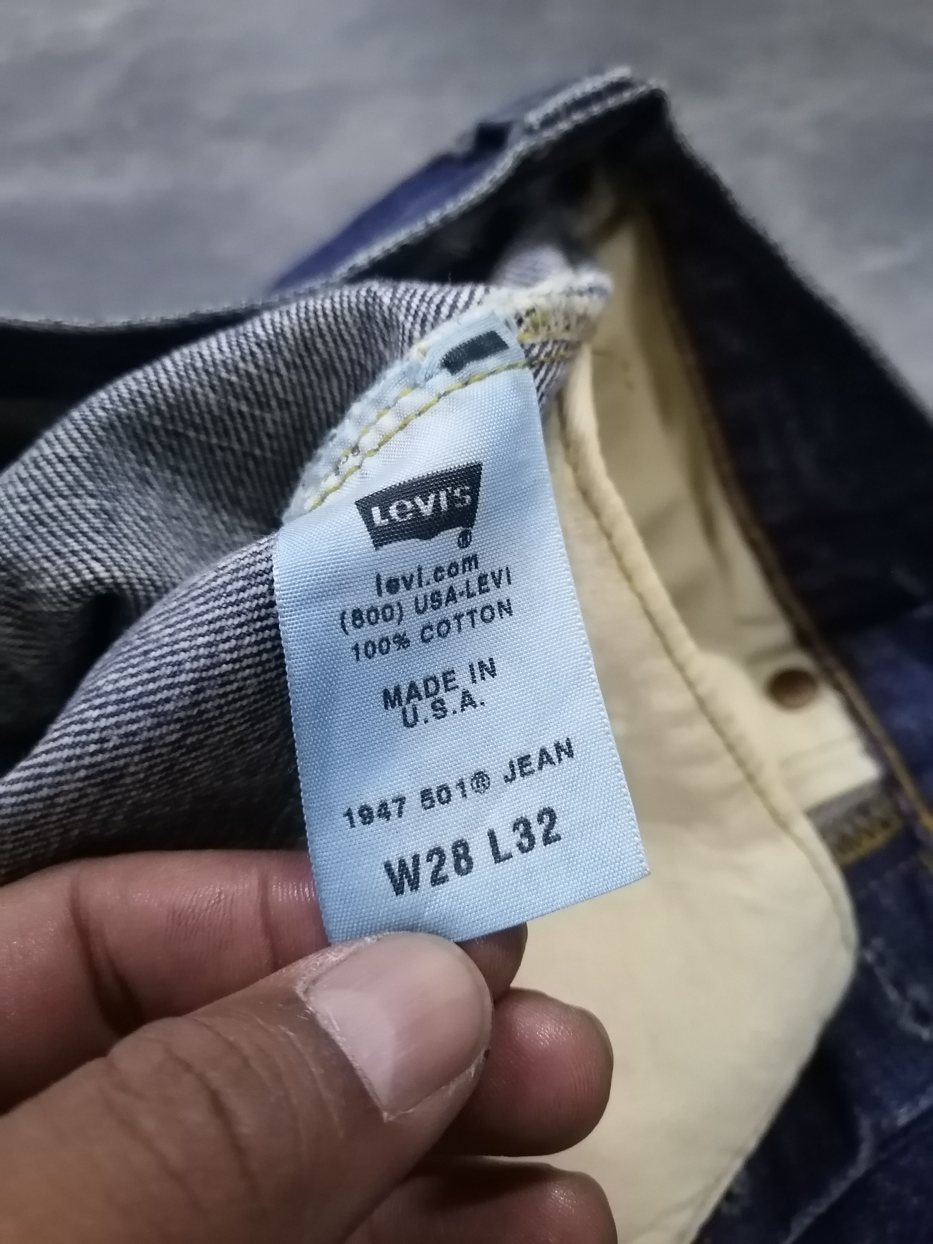 Levi's × Levi's Vintage Clothing Vintage Levi's 501 Remake 1947 Stamp Button R Denim Pants Size US 27 - 12 Thumbnail