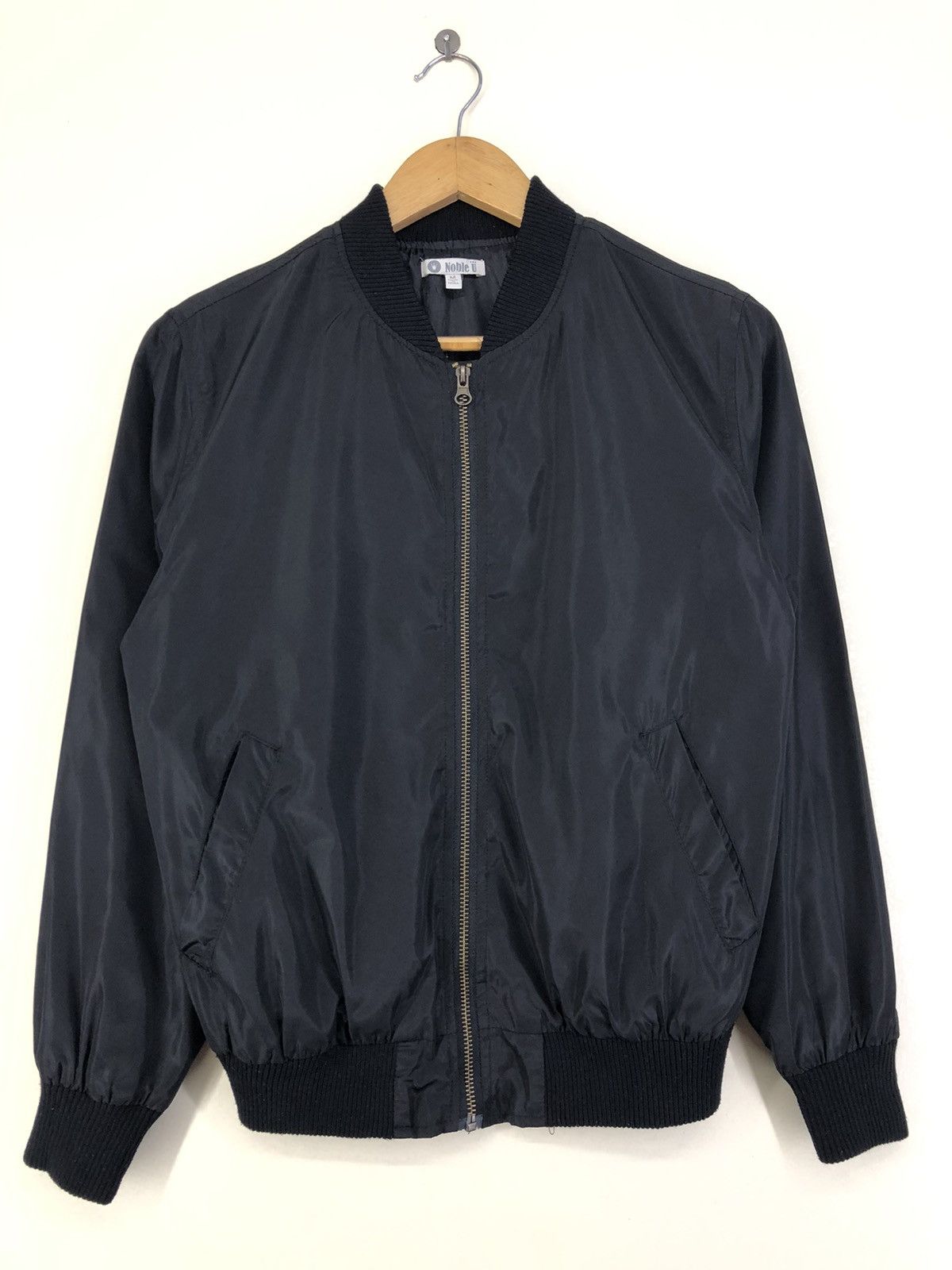 Japanese Brand Noble U Dog Logo Bomber Jacket Size M / US 6-8 / IT 42-44 - 2 Thumbnail