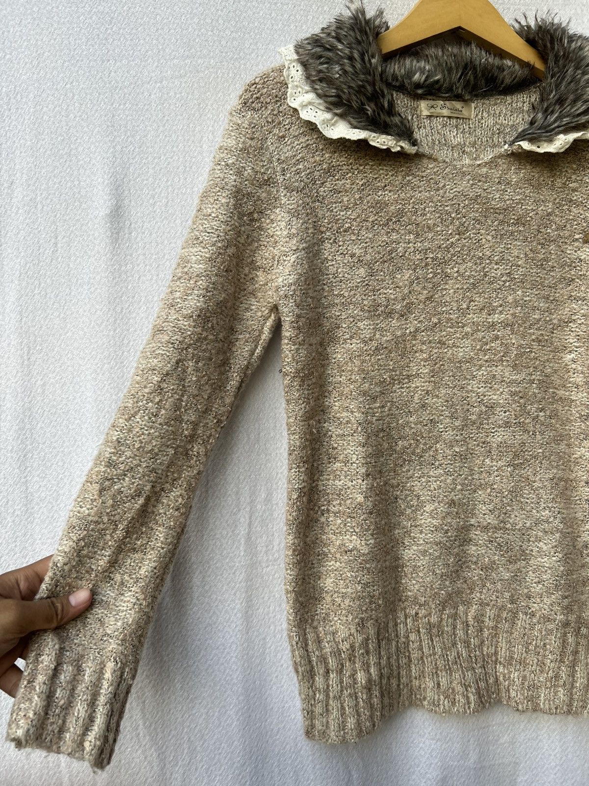 14th Addiction × Japanese Brand Fuzzy Fur Mohair Gothic Knit Avantgarde Styled Size US M / EU 48-50 / 2 - 4 Thumbnail
