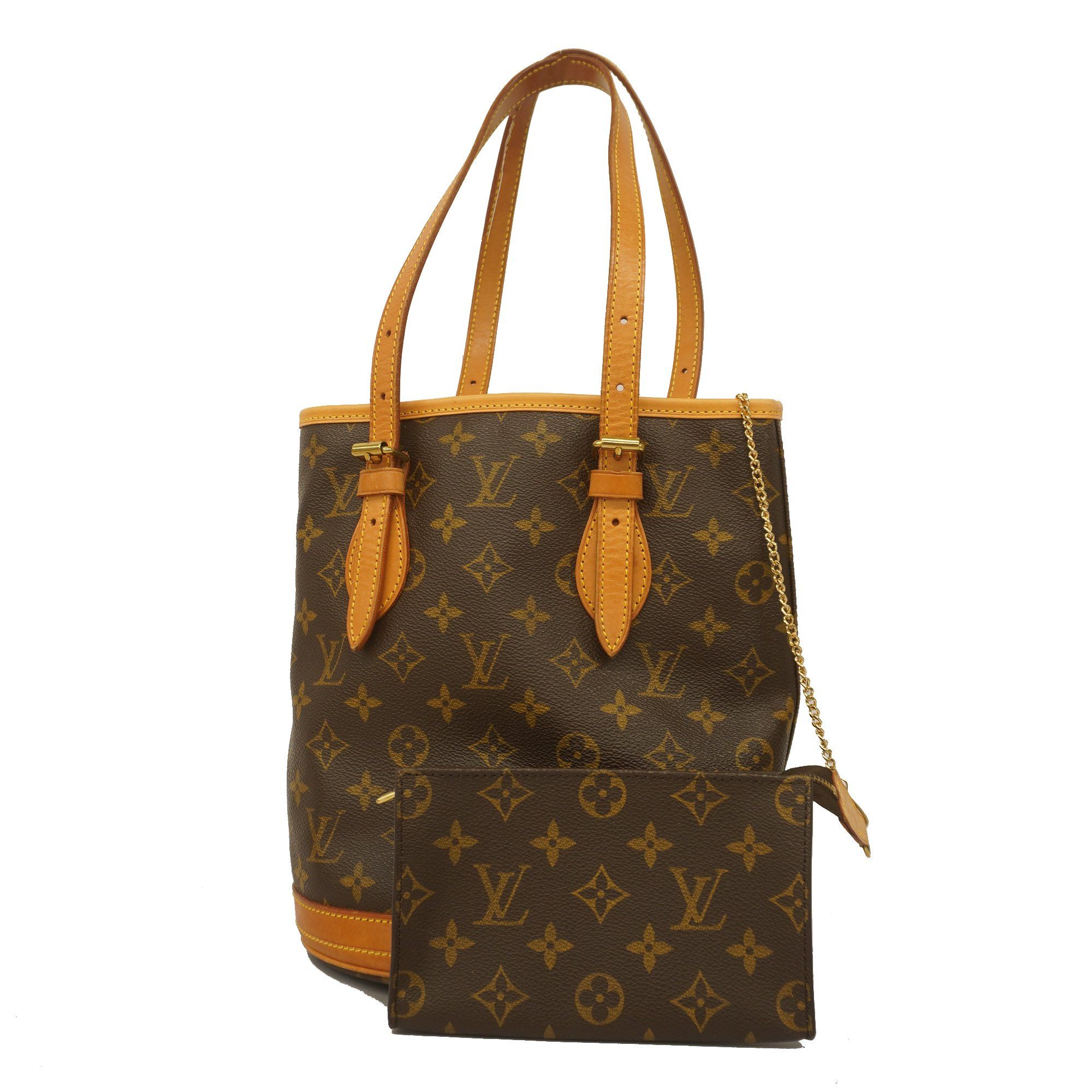 LOUIS VUITTON LOUIS VUITTON Bucket 23 PM Shoulder Tote Bag M42238 Monogram  Used LV M42238