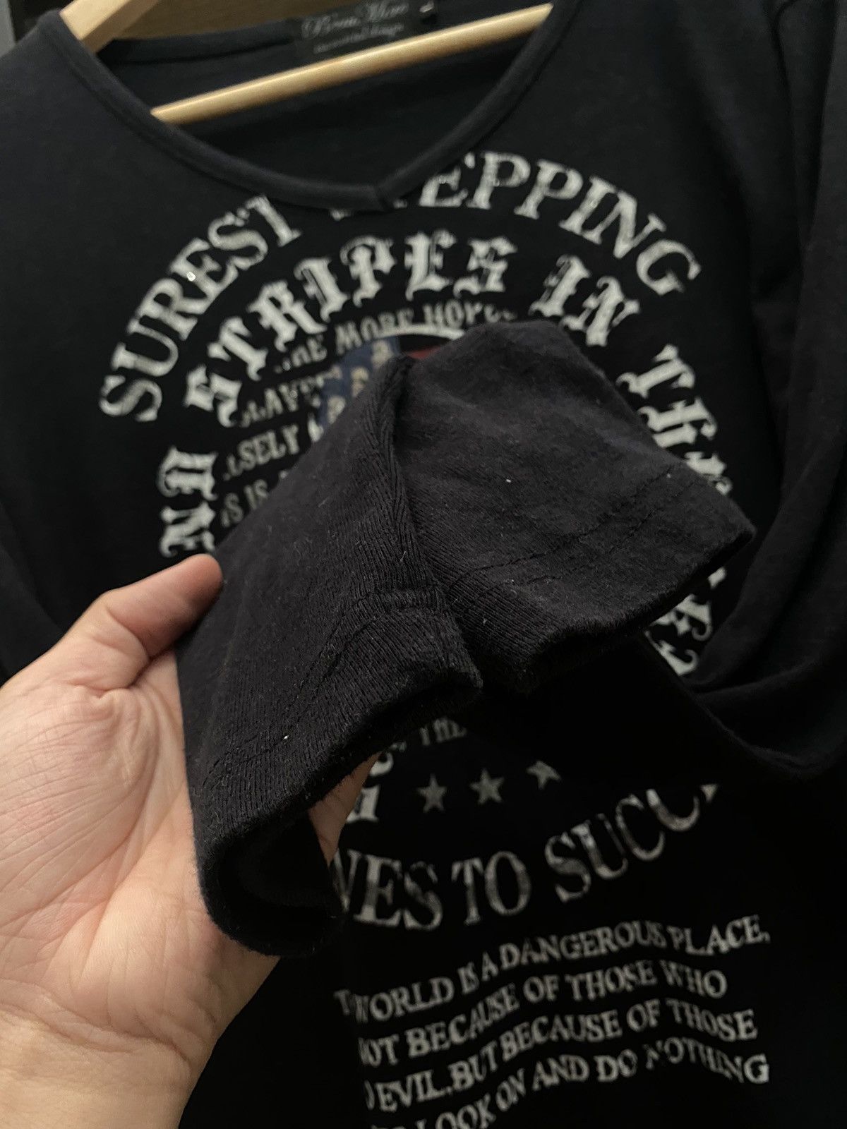 If Six Was Nine Japan BEAUMERE Old Glory Punk Styled Skull Longsleeve Size US L / EU 52-54 / 3 - 5 Thumbnail