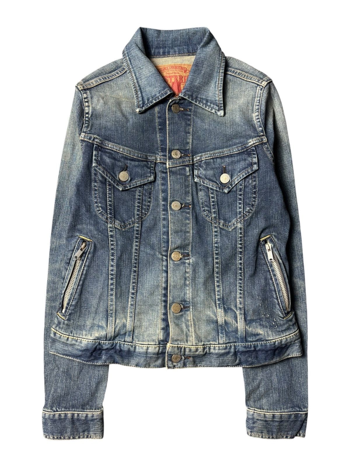 2000s Hysteric Glamour Bear Glitter Denim Jacket