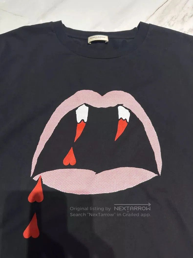 Saint Laurent Paris SAINT LAURENT SLP Short Sleeve T. Size US S / EU 44-46 / 1 - 4 Thumbnail